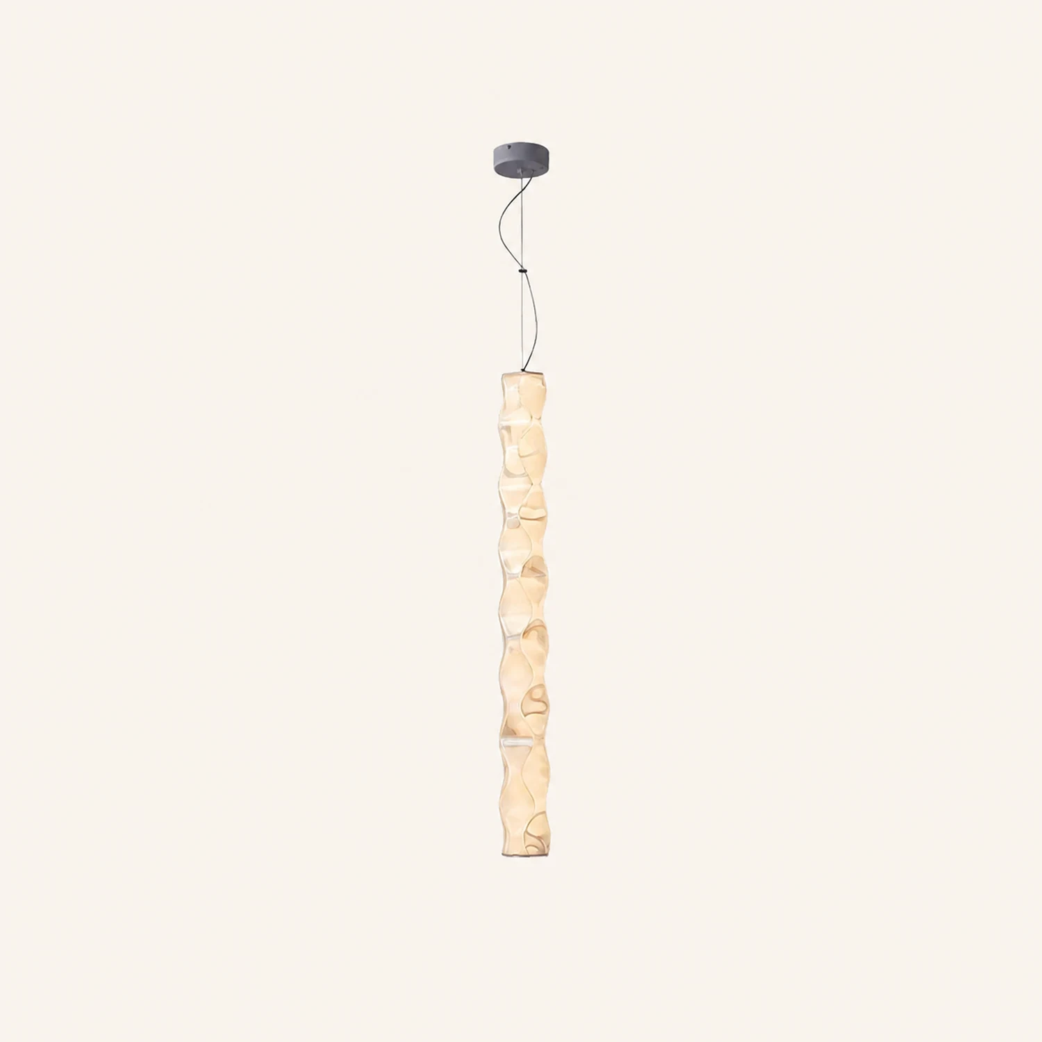 Nazifa Pendelleuchte, Metall & PET, L100cm - Lumpaz