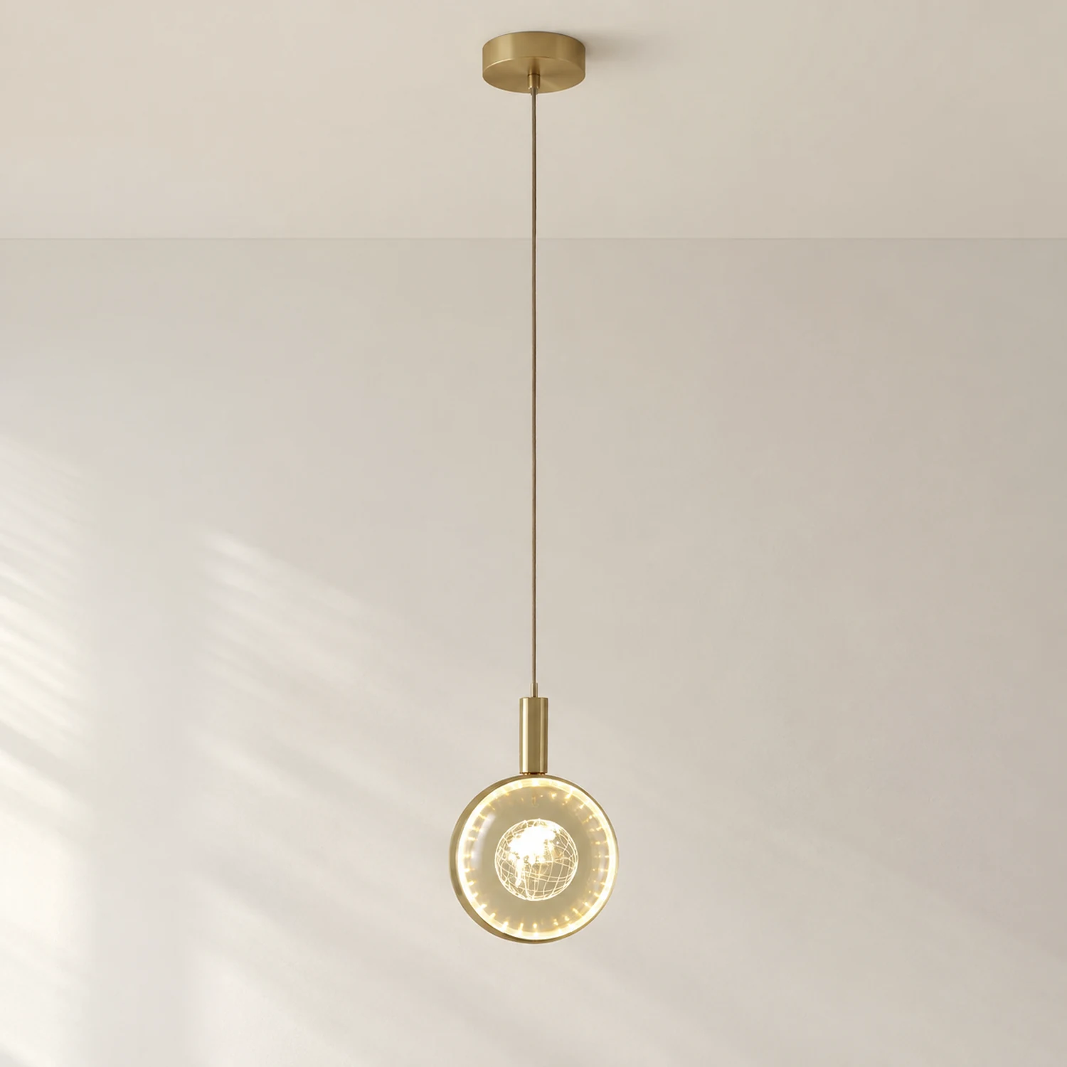 Kady Künstliche Form Pendelleuchte, ∅12CM - Lumpaz