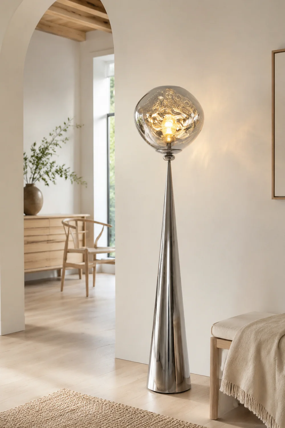Mirza Stehleuchte, 4 Farben, ∅48CM - Lumpaz