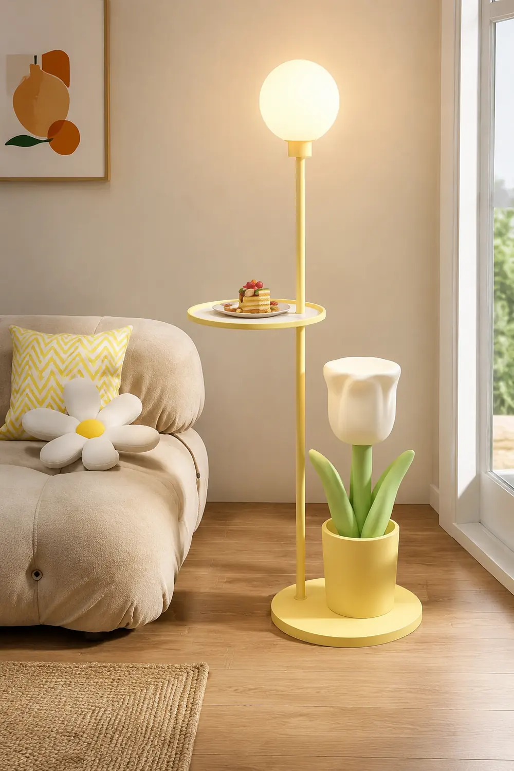Lily Nachttisch Stehleuchte, 3 Farben - Lumpaz