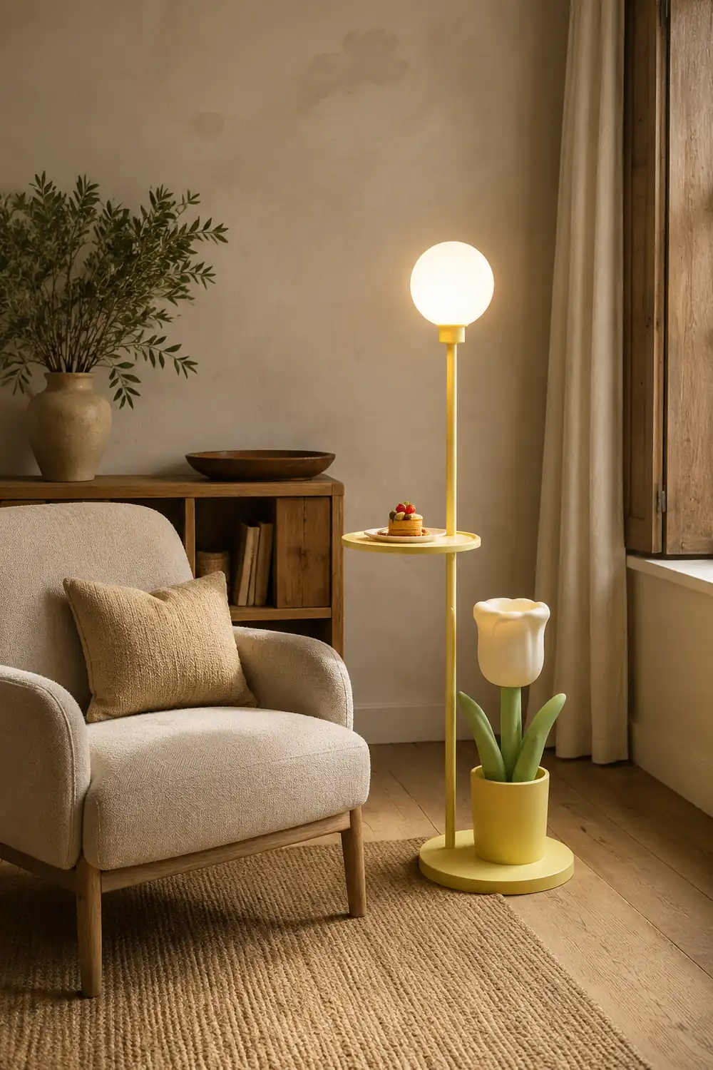 Lily Nachttisch Stehleuchte, 3 Farben - Lumpaz