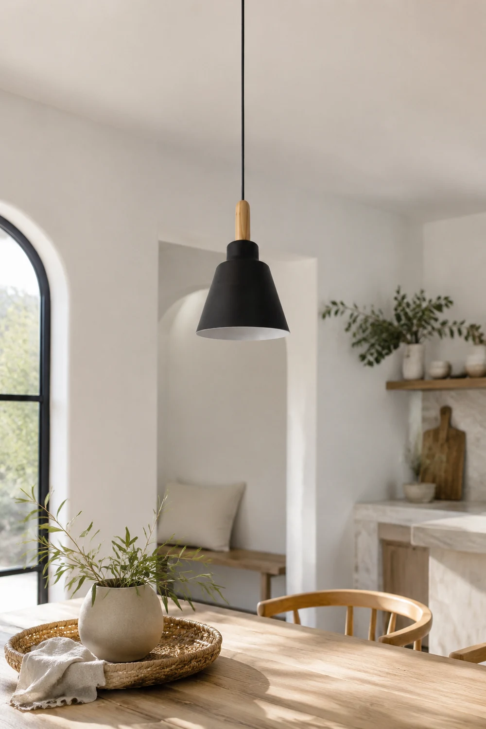 Nordic Modern Aluminium / Holz Pendelleuchten - Lumpaz