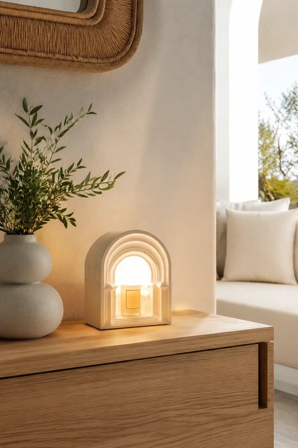 Félicie Aroma-Kerze Schmelzen Tischlampe, 2 Stile - Lumpaz
