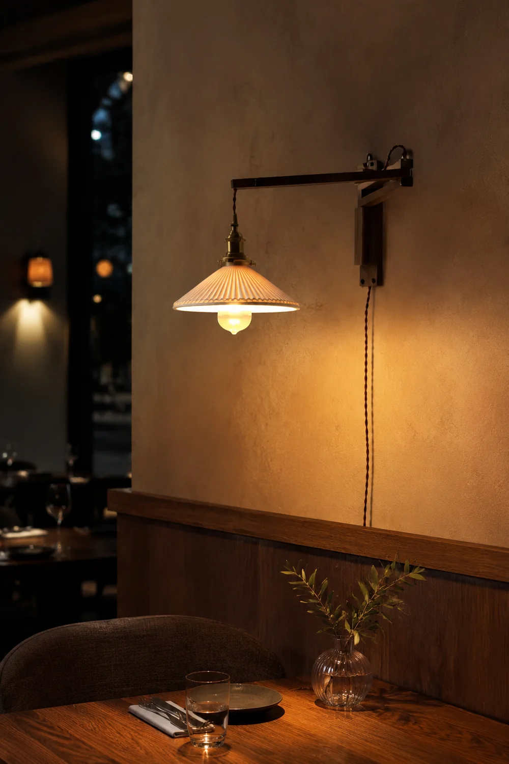 Ozawa Vintage Wandlampe klappbar 3 Farben, Holz - Lumpaz