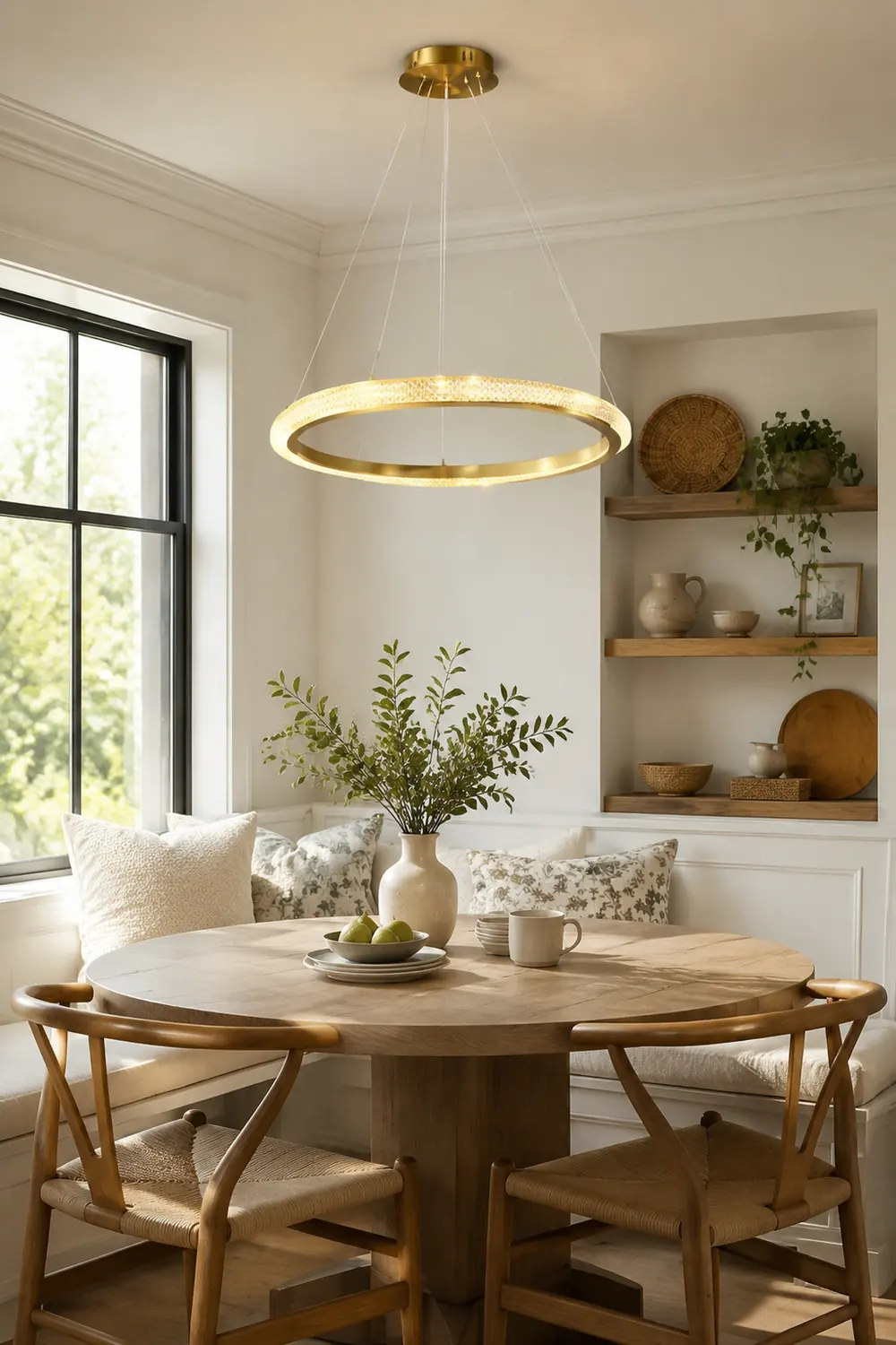 Arisha Pendelleuchte Fernsteuerung Dimmbar 1/2 Ring, ∅60/80cm - Lumpaz