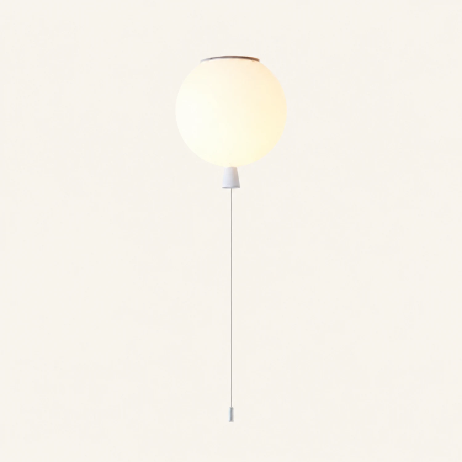 Fateh Matted Ballon Flush Mount Deckenleuchte 5 Farbe, ∅20/25/30 /35CM - Lumpaz