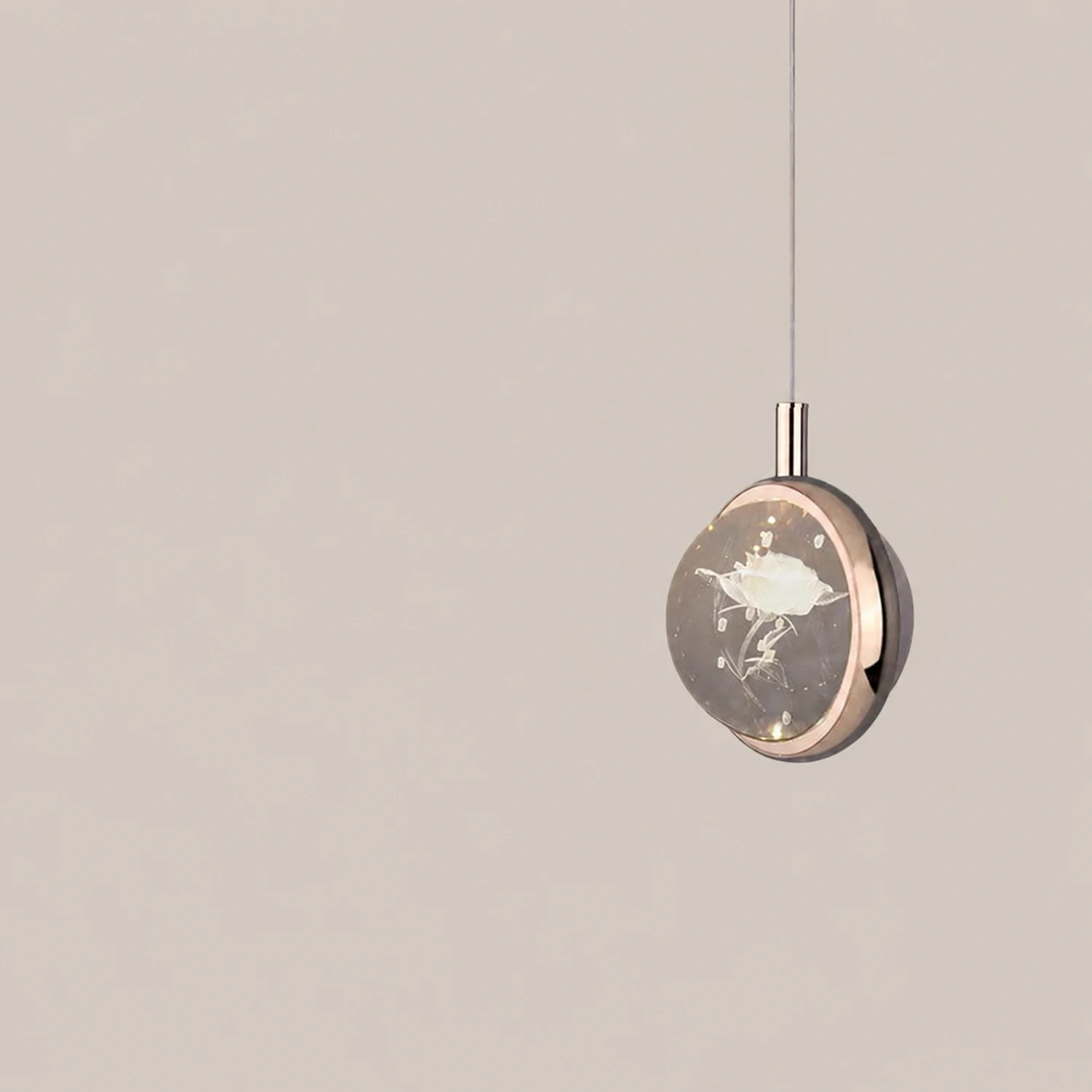 Kady Künstliche Form Pendelleuchte, ∅12CM - Lumpaz