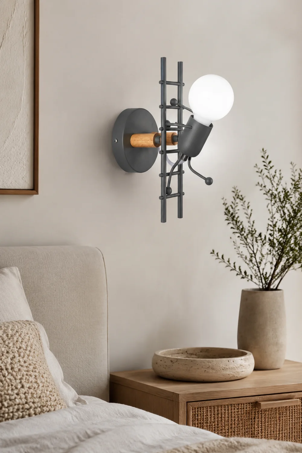Luxo Retro Iron Man Hänge-Wandleuchte, 3 Farben - Lumpaz