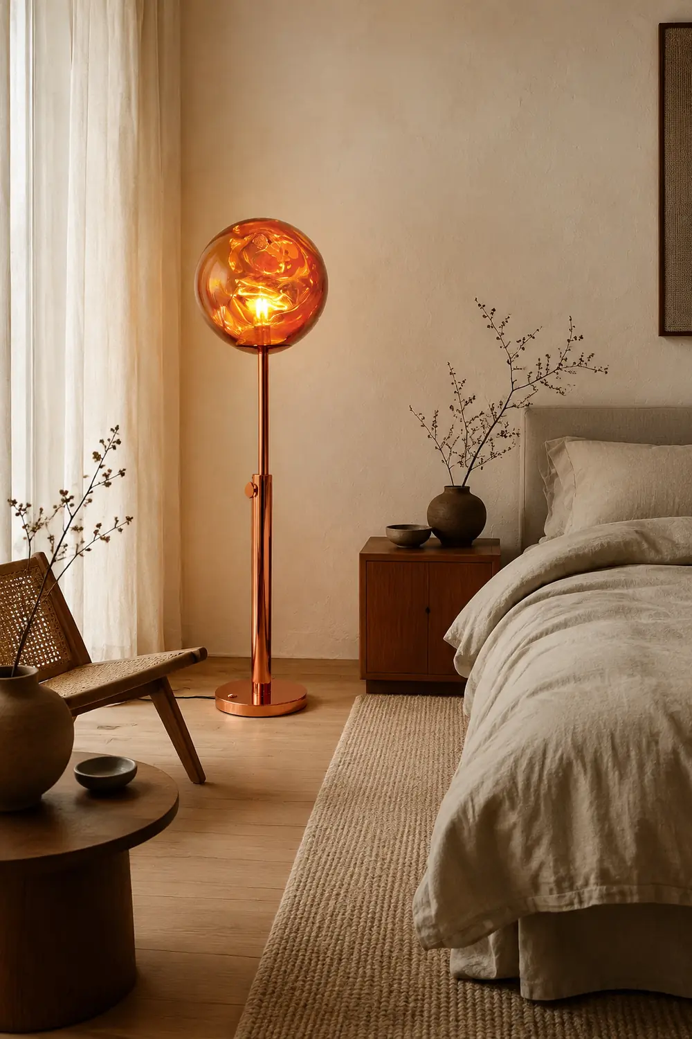 Mirza Stehleuchte, 3 Farben, ∅38CM - Lumpaz