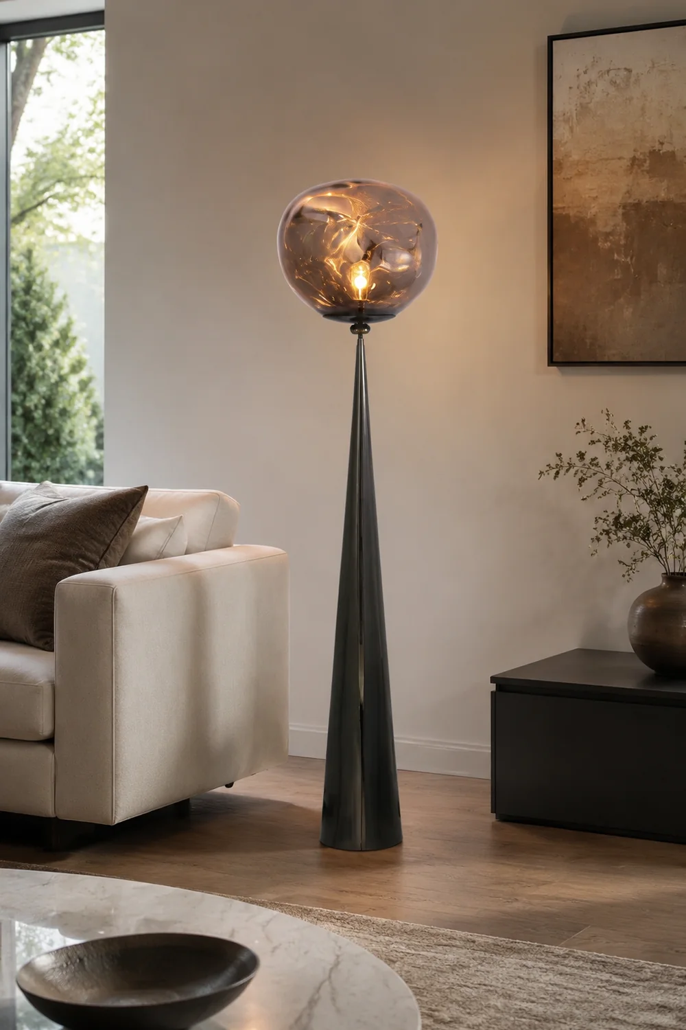 Mirza Stehleuchte, 4 Farben, ∅38CM - Lumpaz