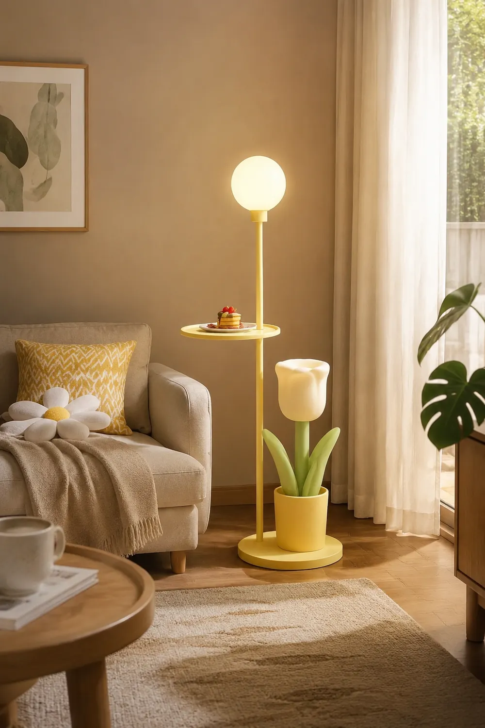 Lily Nachttisch Stehleuchte, 3 Farben - Lumpaz