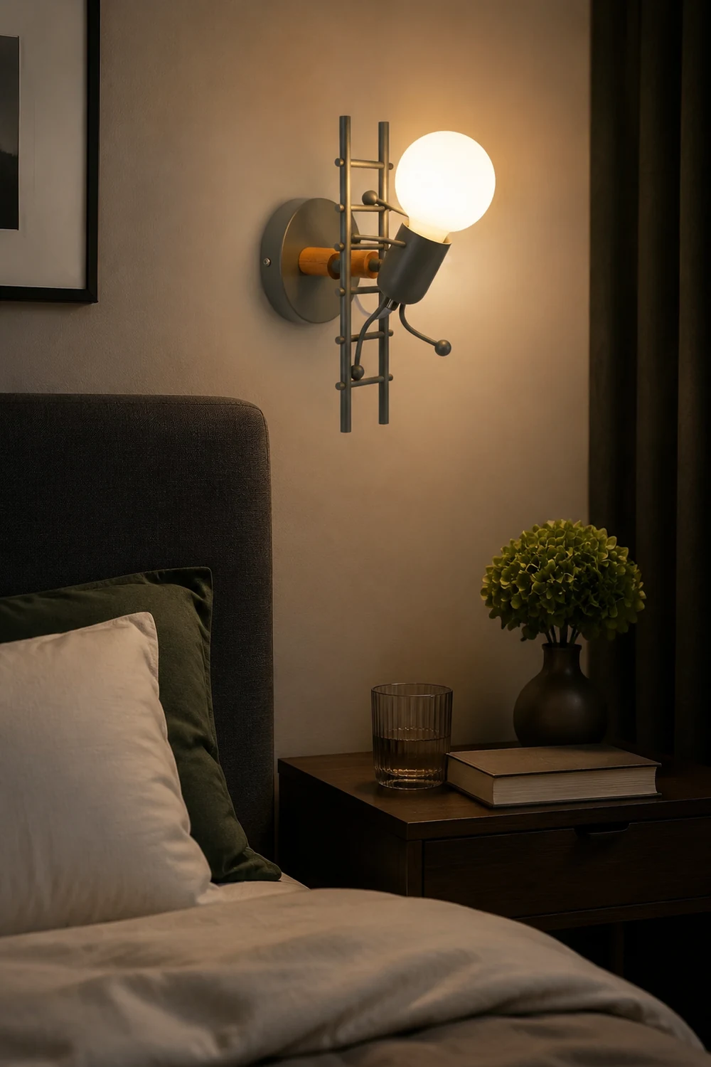 Luxo Retro Iron Man Hänge-Wandleuchte, 3 Farben - Lumpaz