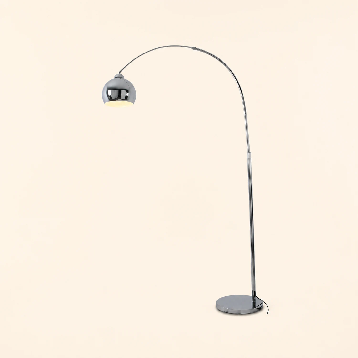 Salgado Angelrute Dimmbare Stehlampe, Chrom - Lumpaz