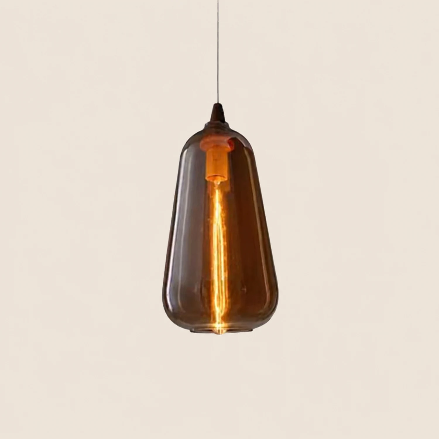 Hailie Pendelleuchte, Glas & Metall, ∅19/25/36CM - Lumpaz