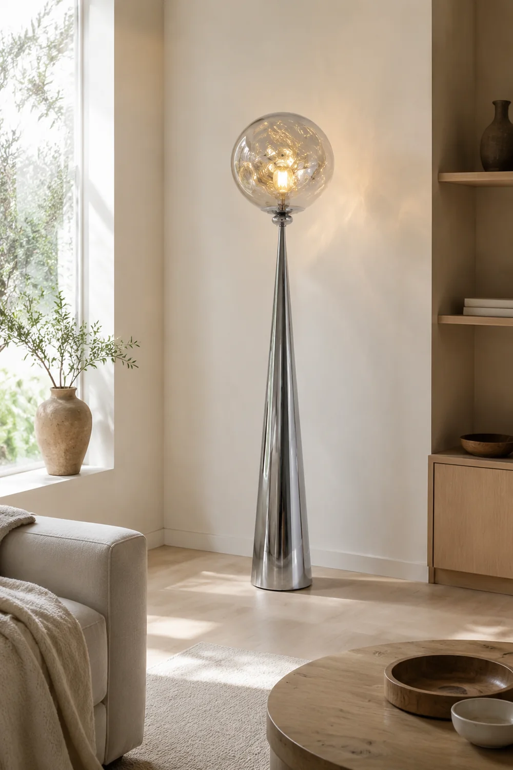 Mirza Stehleuchte, 4 Farben, ∅48CM - Lumpaz