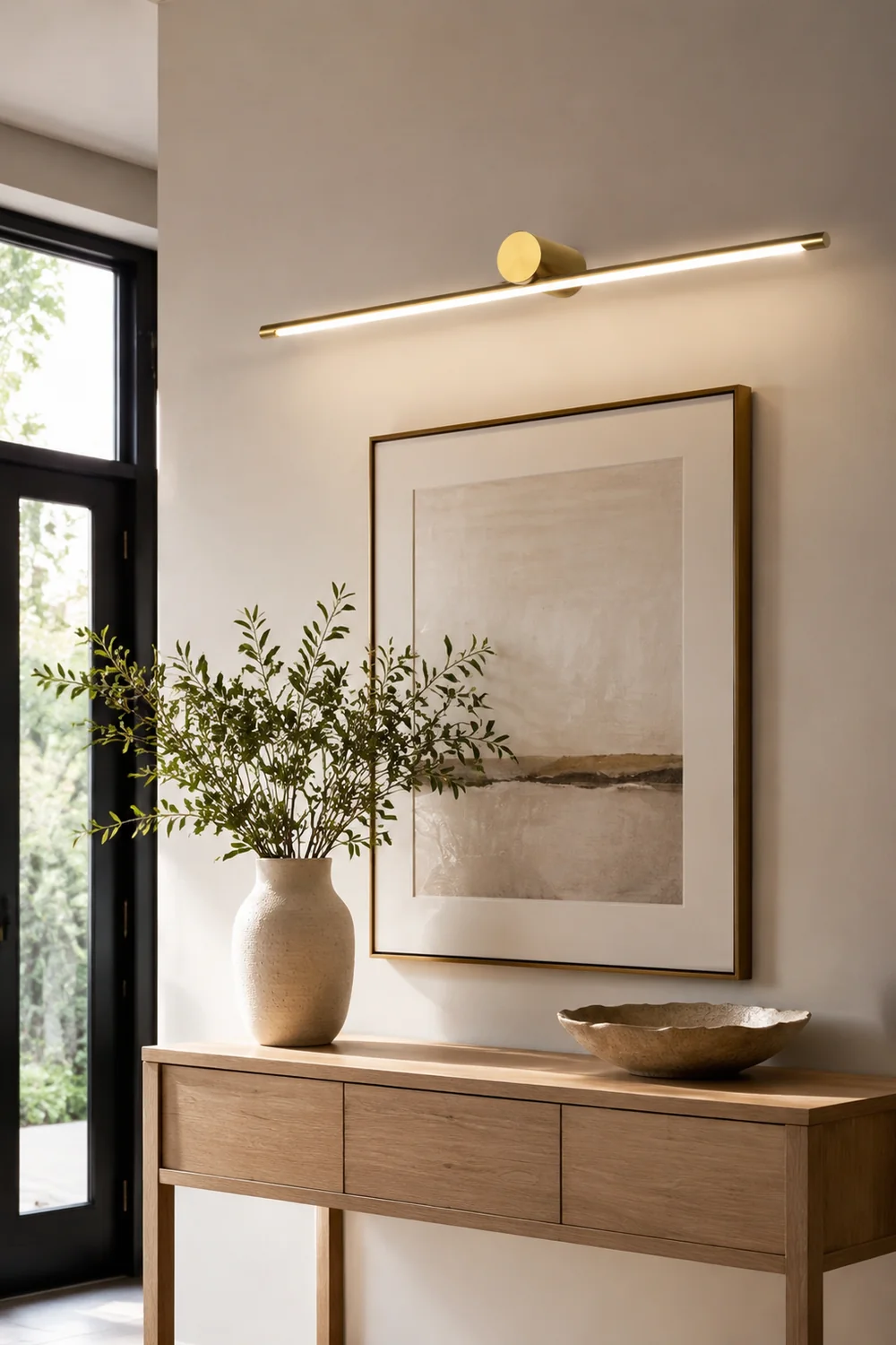 Leigh Wandlampe Spiegelfront 2 Farbe, 40/60/80/100cm - Lumpaz