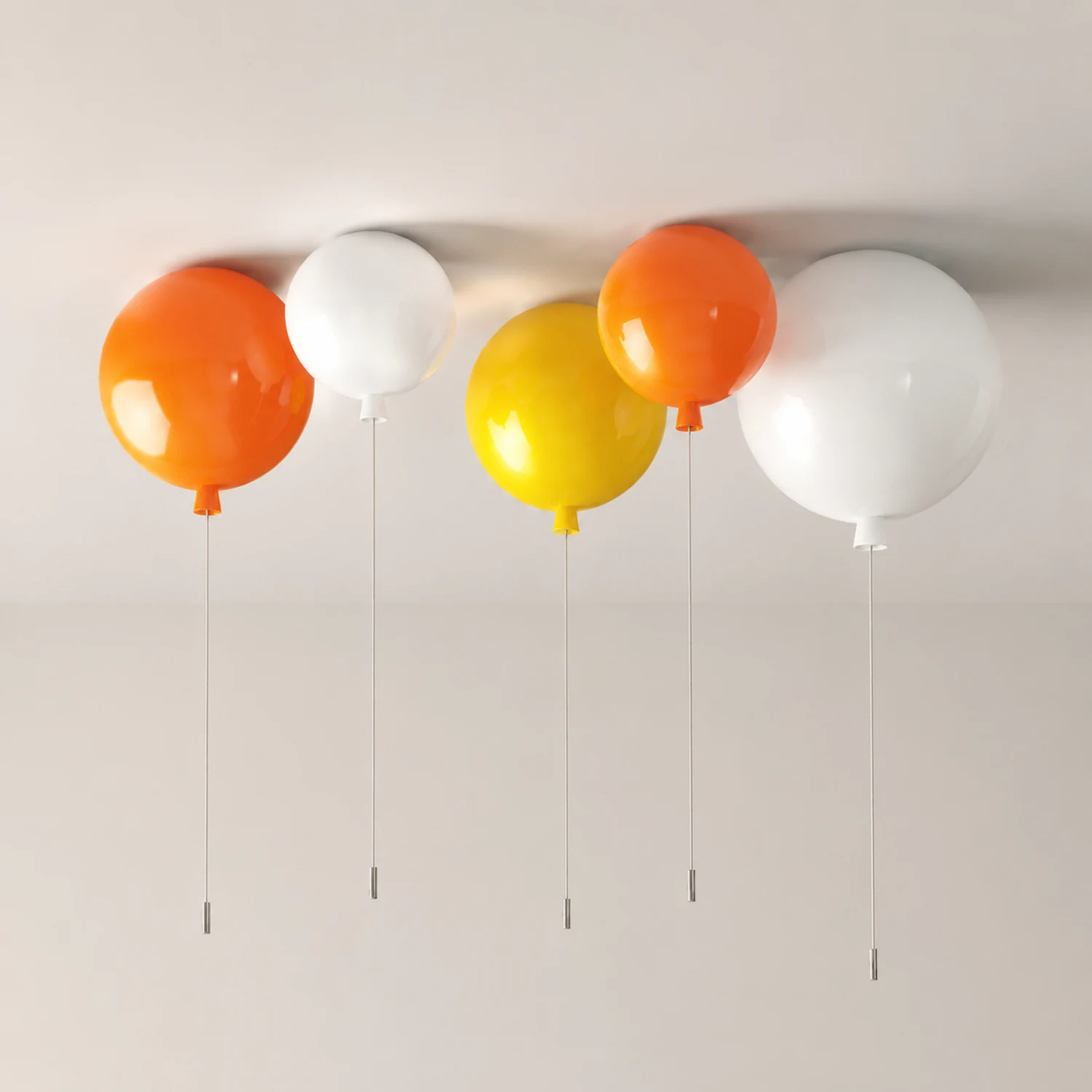 Fateh Ballon Flush Mount Deckenleuchte 5 Farbe, ∅20/25/30/35cm - Lumpaz