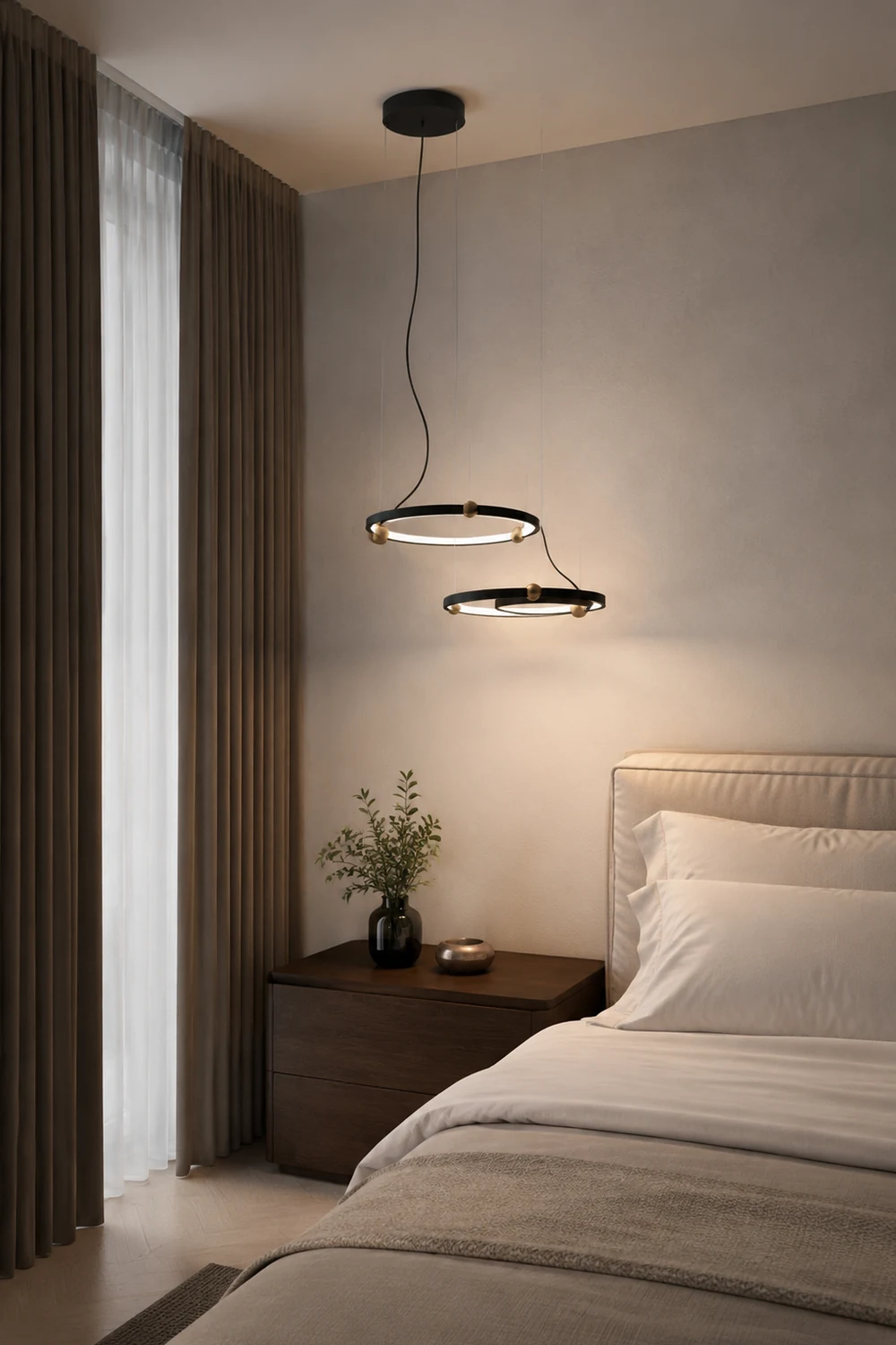 Arisha Pendelleuchte, 2/3 Ring - Lumpaz