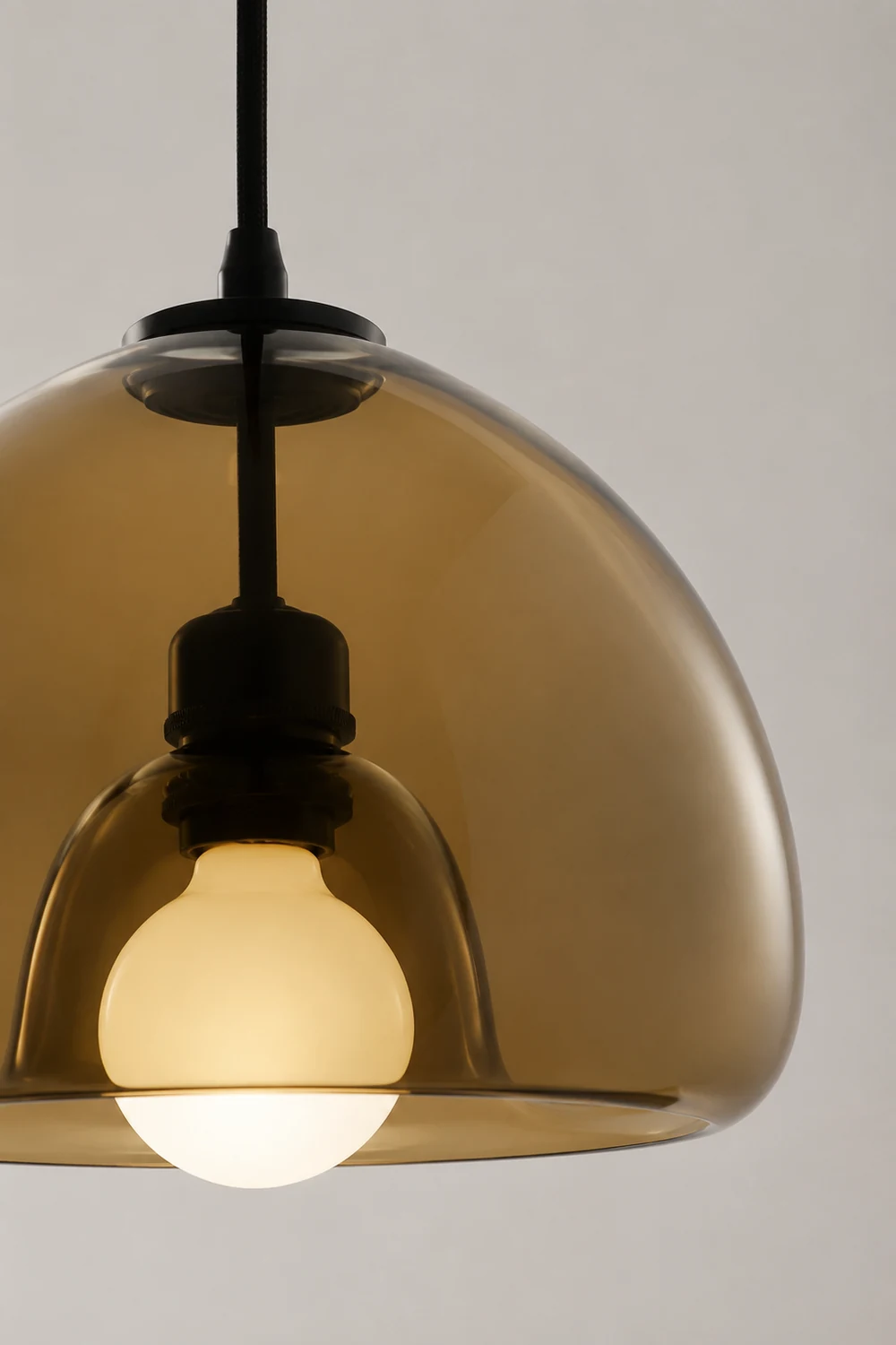 Hailie Glas-Pendelleuchte, 2 Farbe, ∅25CM - Lumpaz