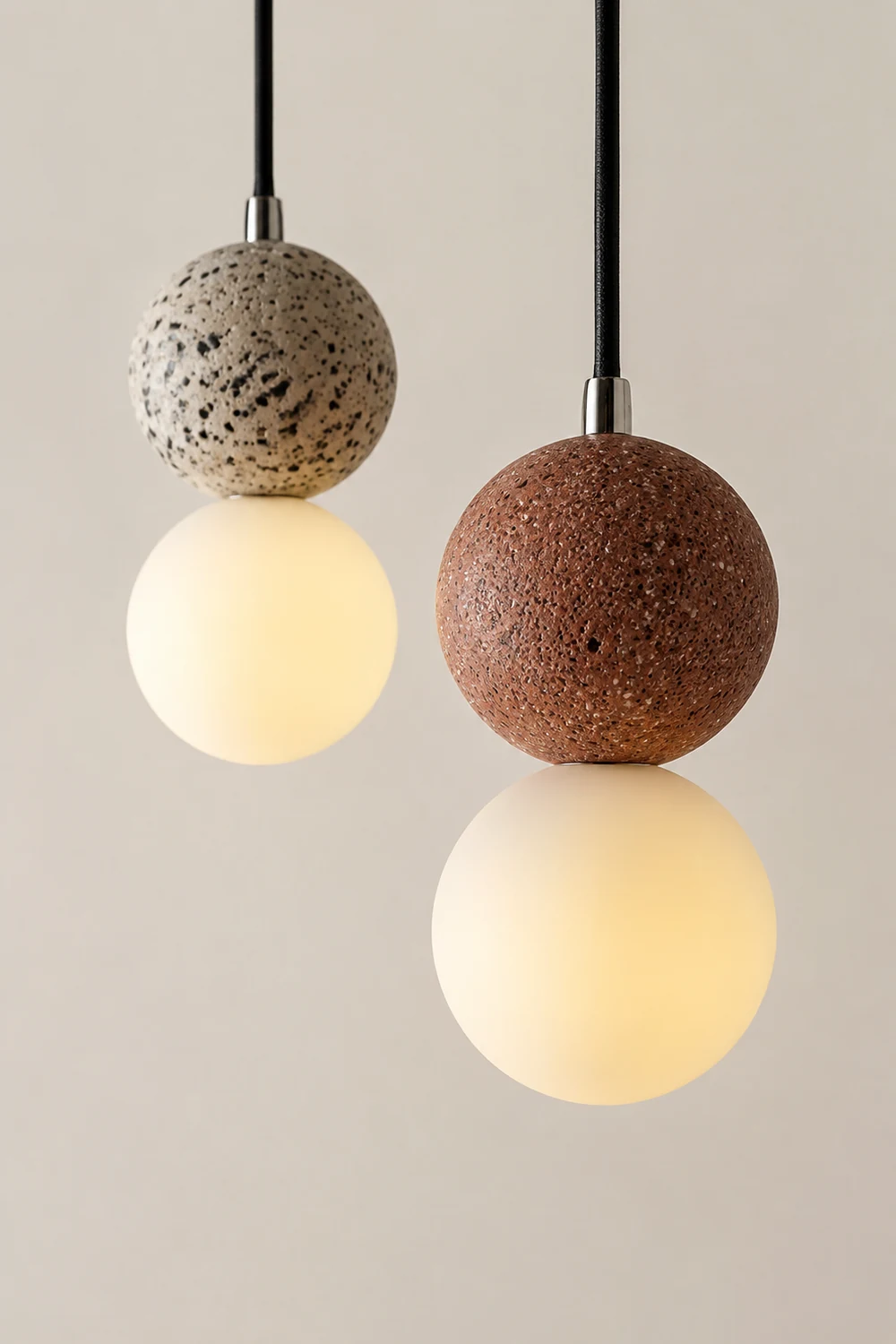 Valentina Pendelleuchte 3 Farben, Dolomite - Lumpaz