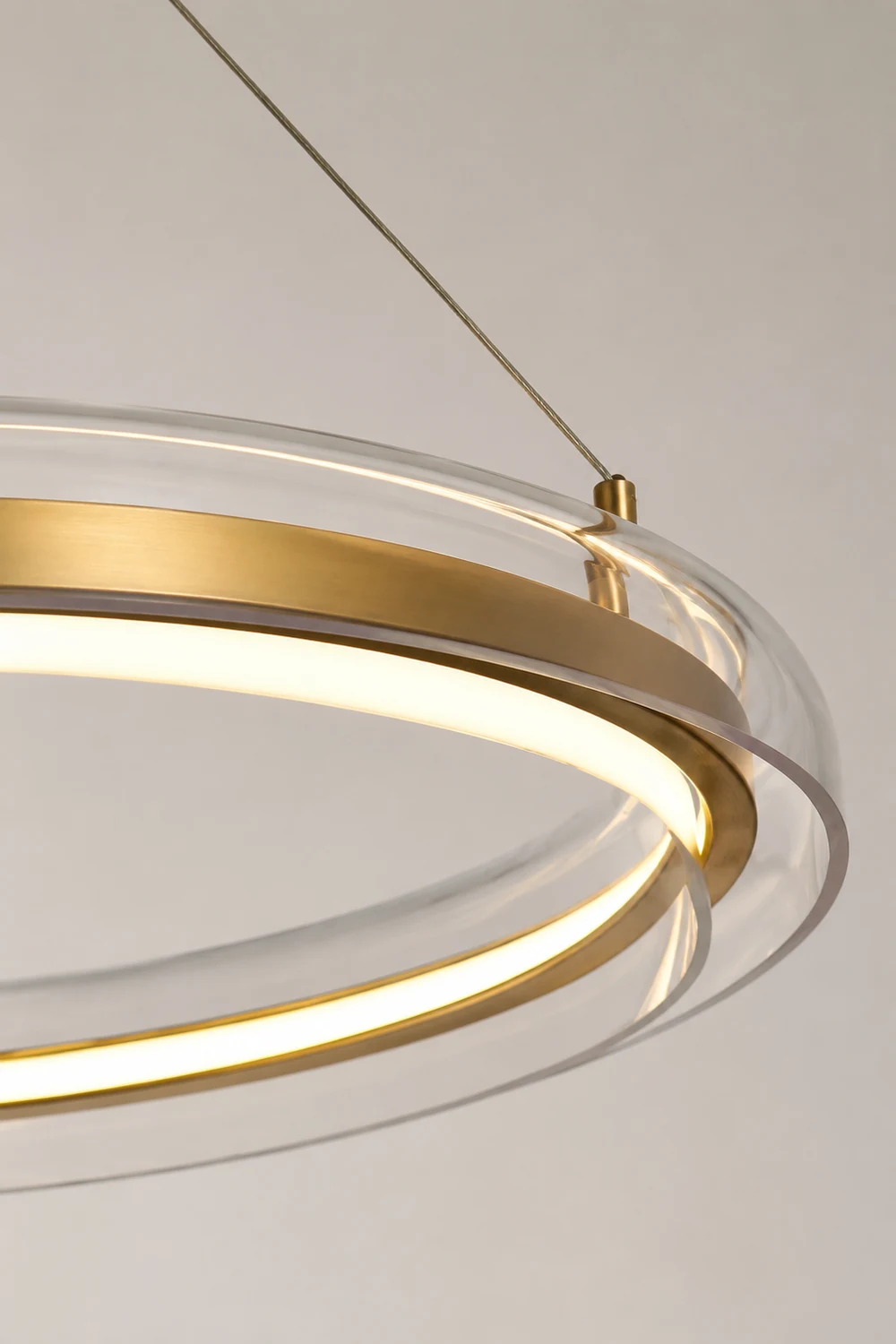 Arisha Pendelleuchte Farbe Temperatur Schaltbar 1/2 Ring, ∅50/75cm - Lumpaz