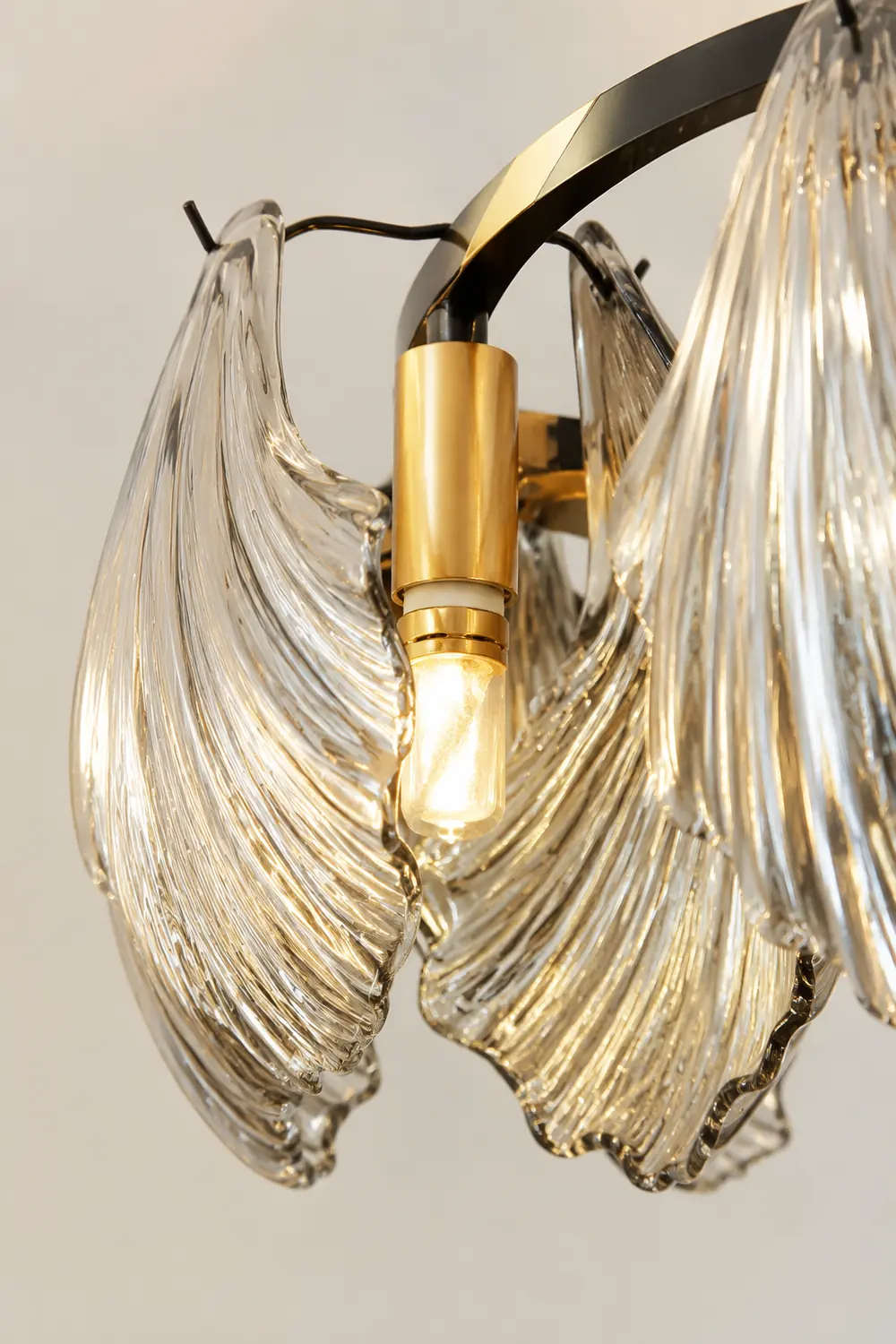 Kirsten Pendelleuchte Dimmbar, Reiner Kupfer& Glas, 2 Farben, ∅60/80/100cm - Lumpaz