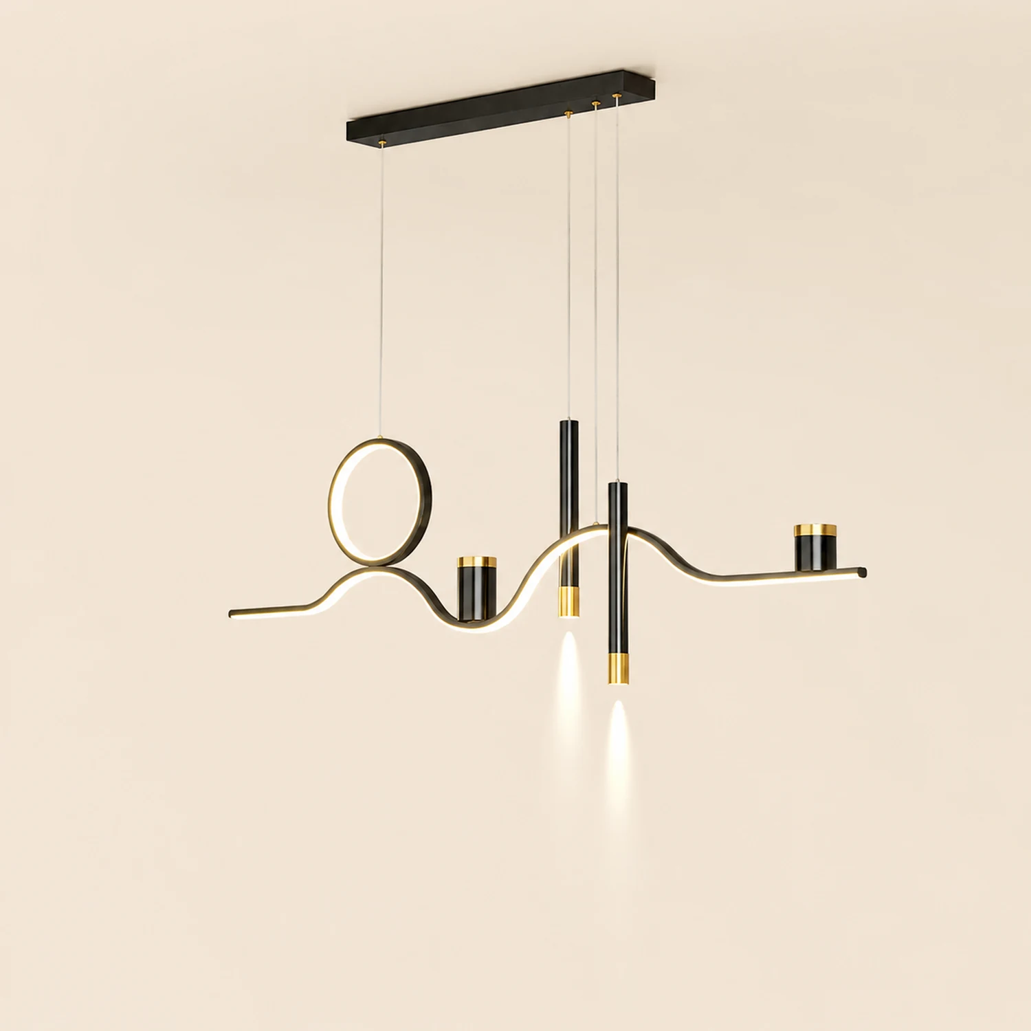 Moderne Stern-Design LED Pendelleuchte für Esszimmer, Restaurant - Lumpaz