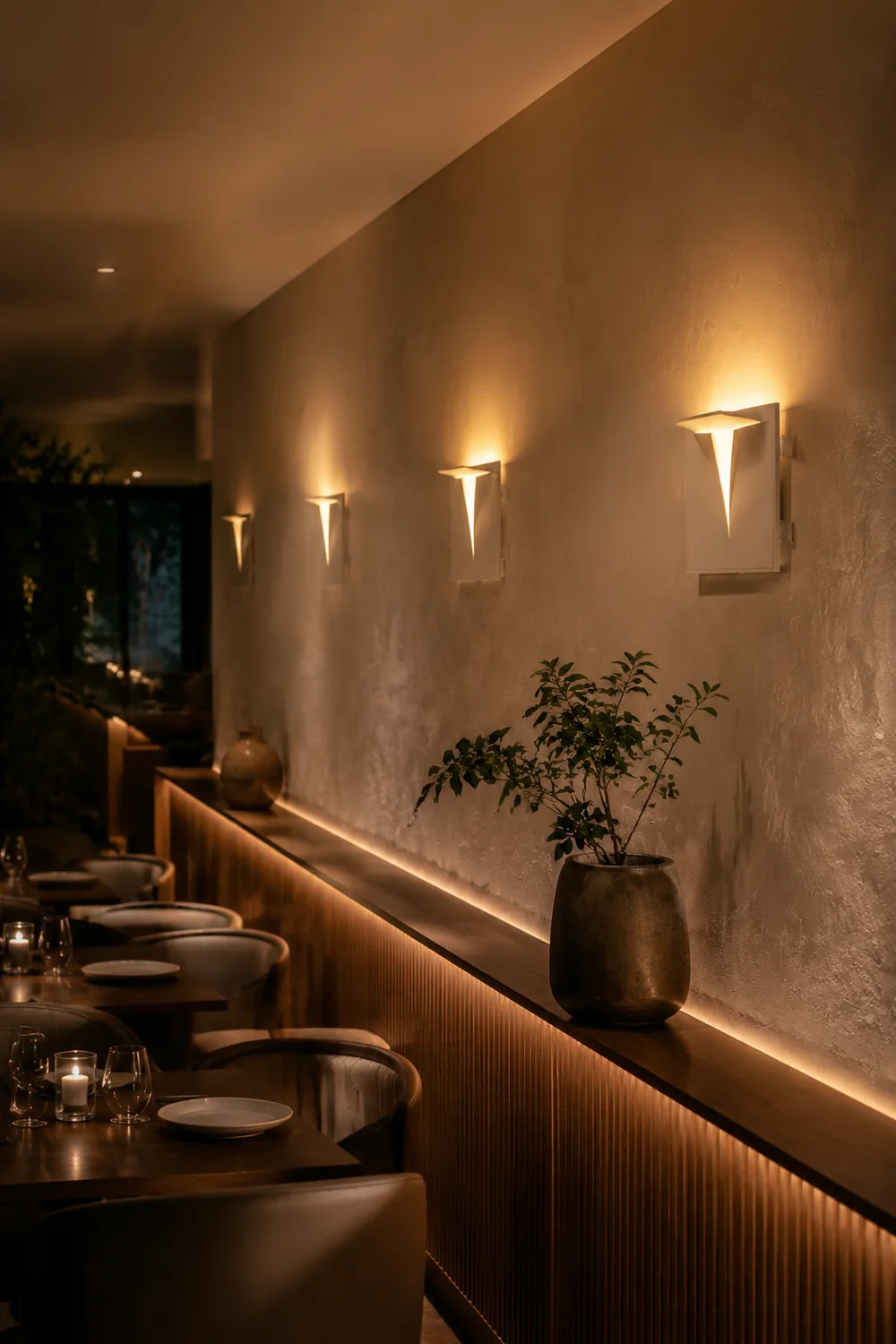 Elif Recessed Wandlampe, 4 Stile - Lumpaz