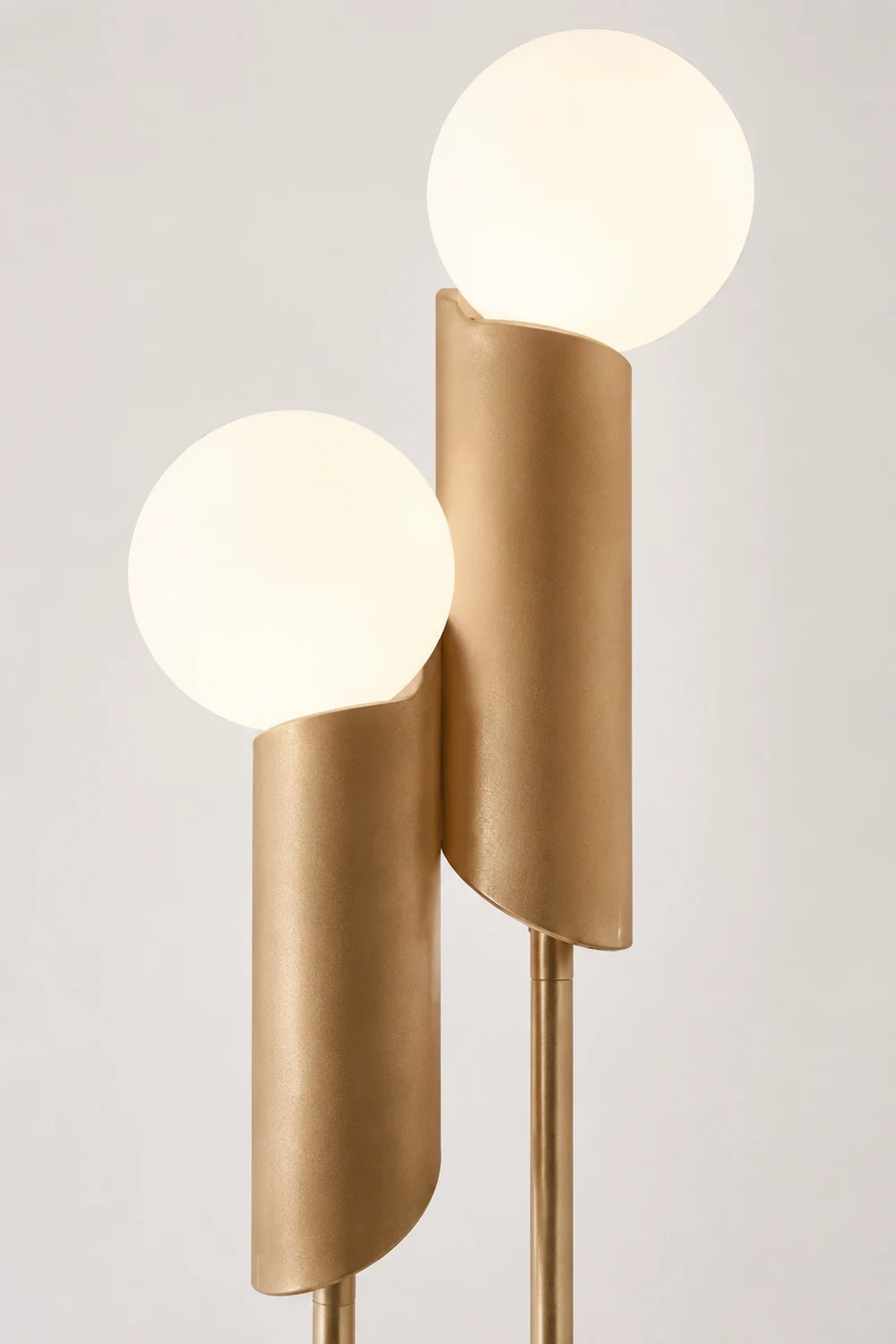 Salgado Stehlampe, Metall, 2-flammig, 165CM Lang - Lumpaz