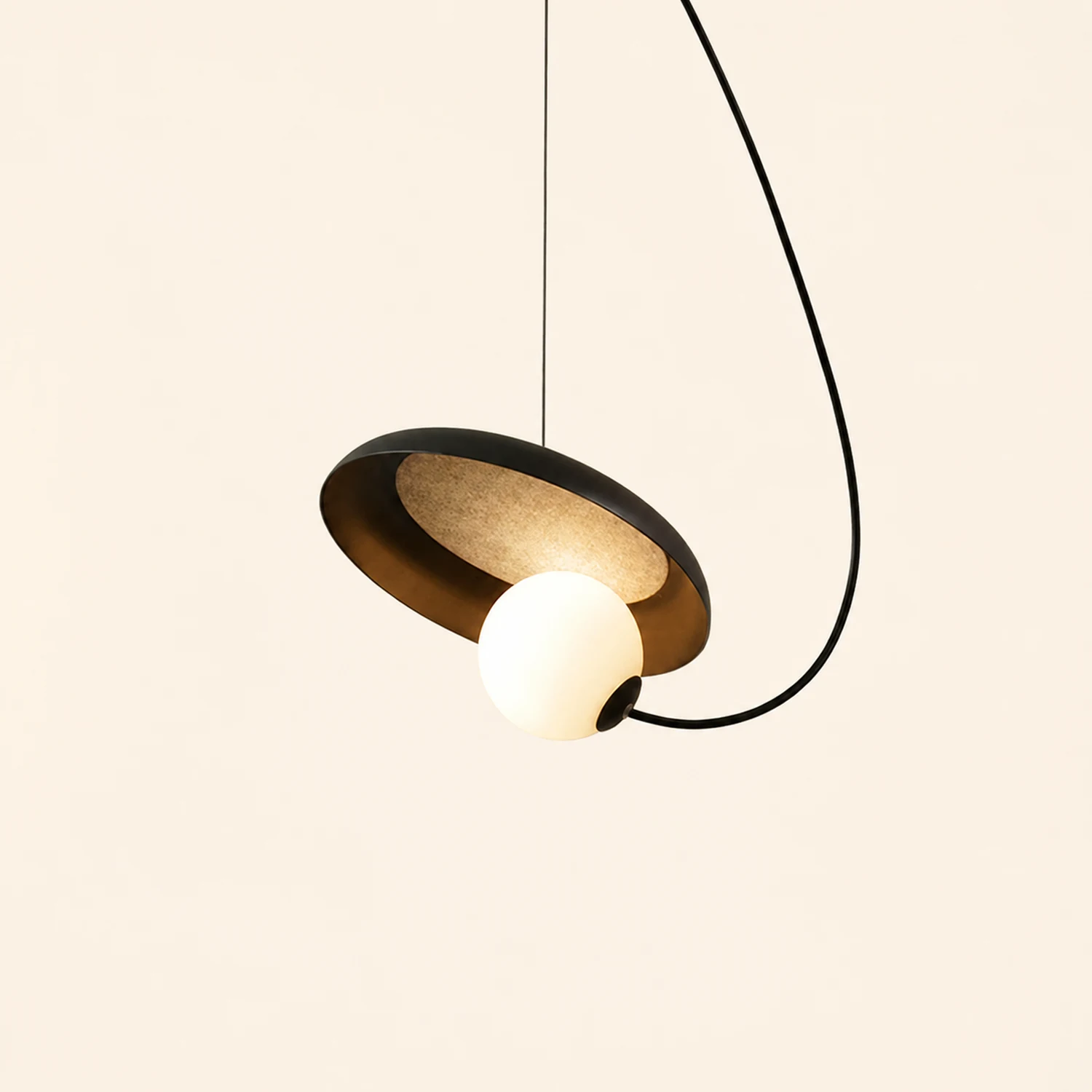 Avi Pendelleuchte 3 Farben, Glas, ∅25/35CM - Lumpaz