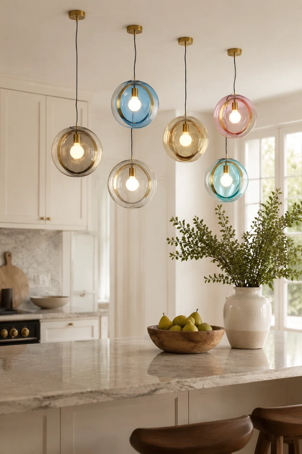 Hailie Pendelleuchte mit Design, 6 Farbe, ∅36CM - Lumpaz