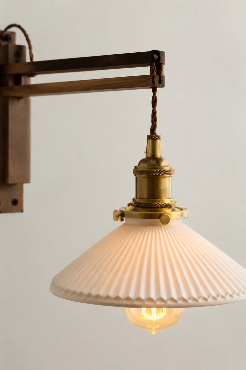 Ozawa Vintage Wandlampe klappbar 3 Farben, Holz - Lumpaz