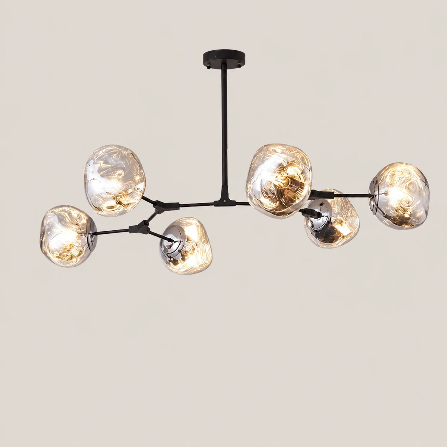 Mirza Drei Pendelleuchte 3 Farbe, 3/6/8 -flammig - Lumpaz