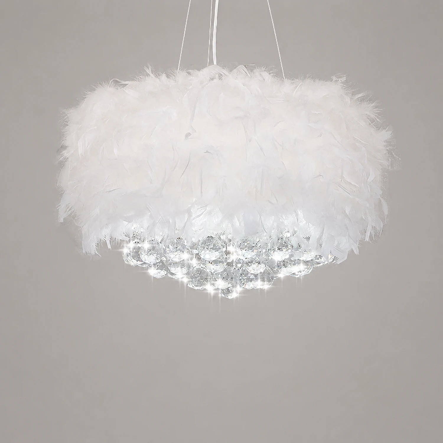 O'Moore Federkristall Pendelleuchte, ∅40/45/50/55cm - Lumpaz