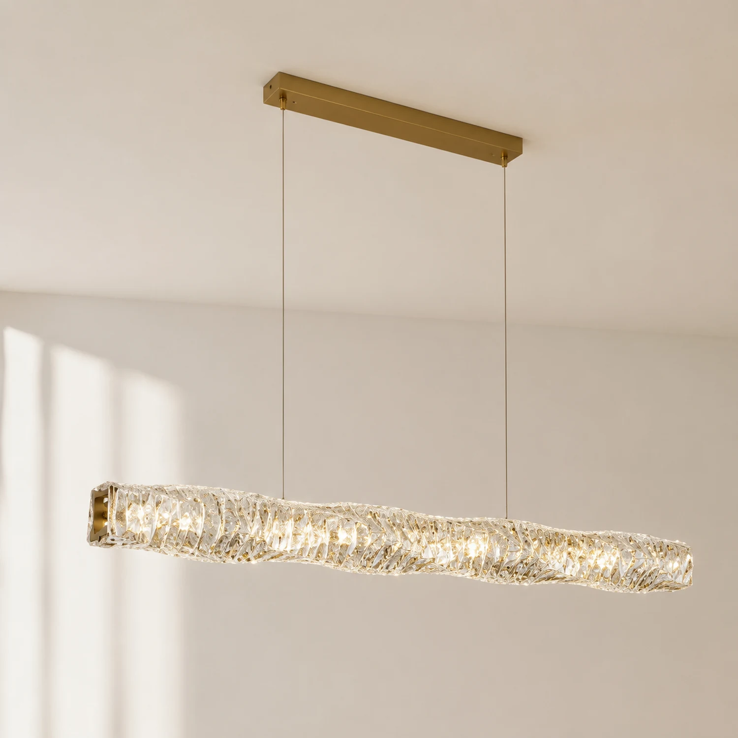 Kristy Pendelleuchte Farbtemperatur umschaltbar, 100/120/150cm - Lumpaz