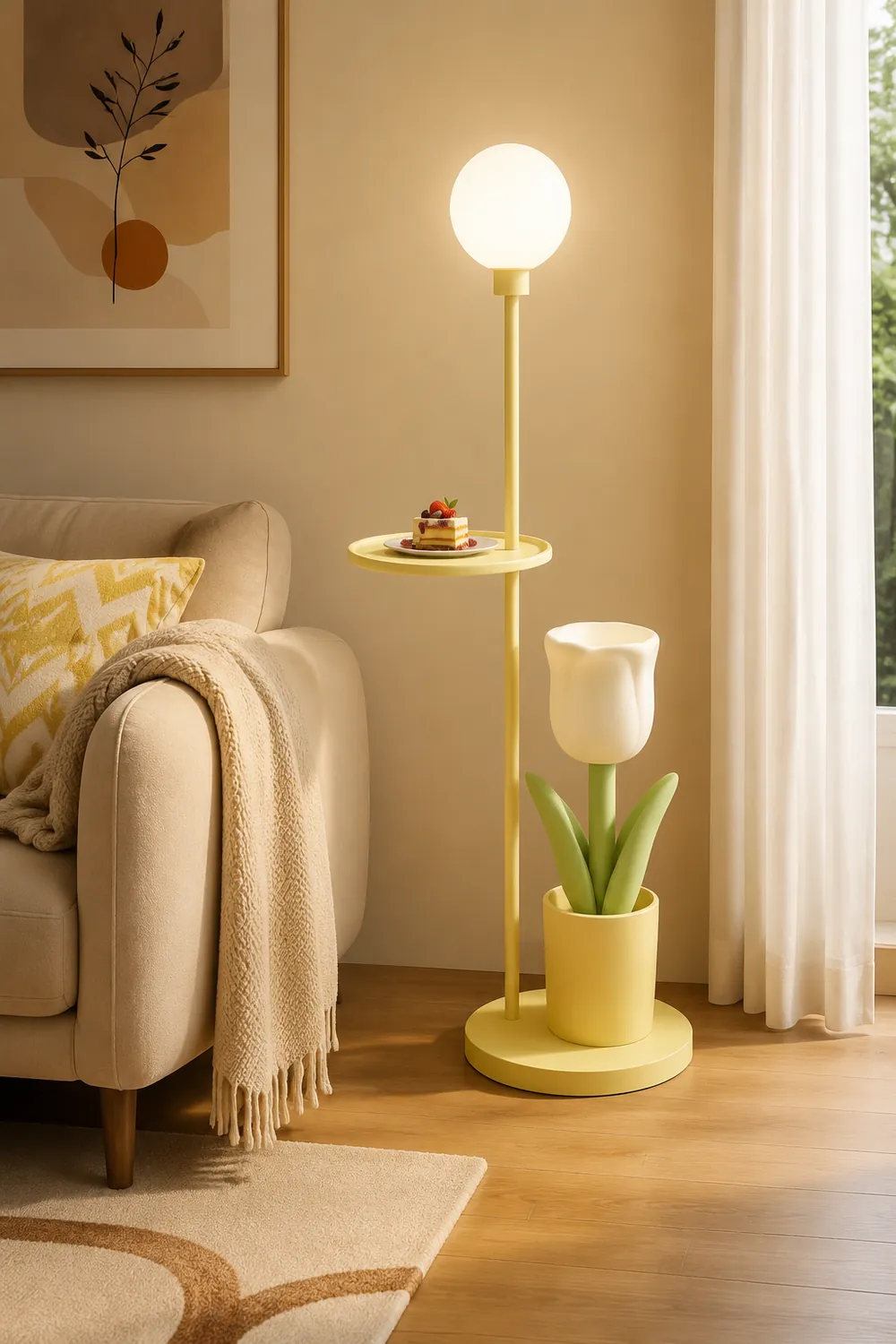 Lily Nachttisch Stehleuchte, 3 Farben - Lumpaz