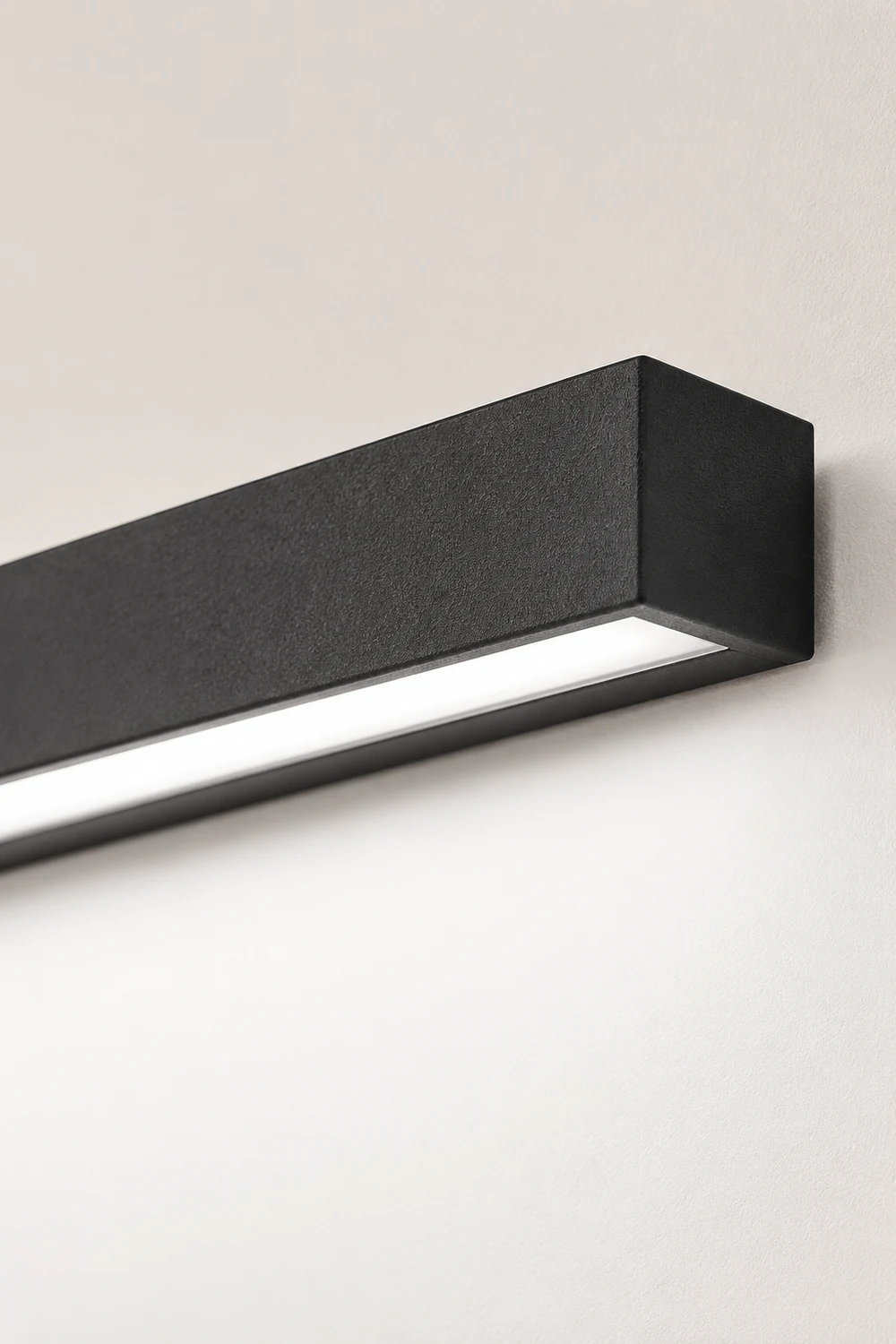 Edge Rechteckige Spiegelfront Wandleuchte, Aluminium, L 40/50/60/70CM - Lumpaz