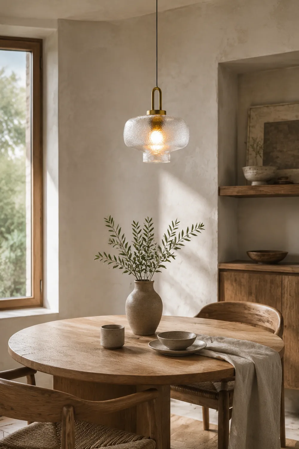 Hailie Pendelleuchte aus mattiertem Glas, ∅26/18/22CM - Lumpaz