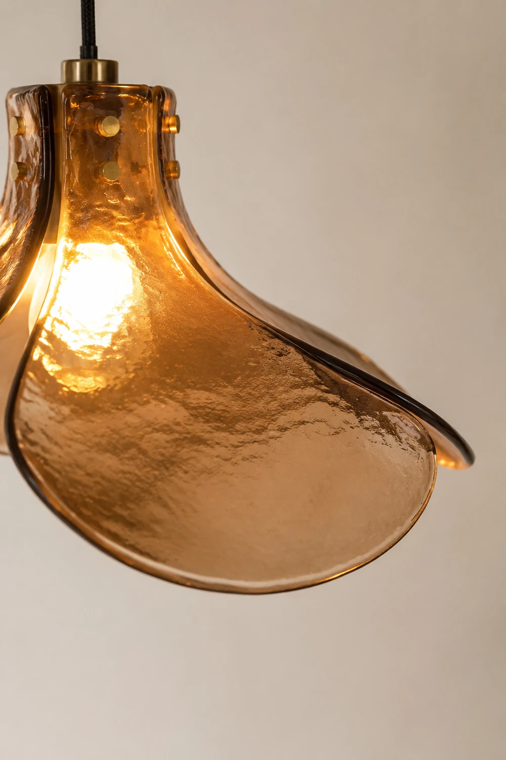 Carins Glas Pendelleuchte, 3 Farbtemperatur umschaltbar, ∅25/40CM - Lumpaz
