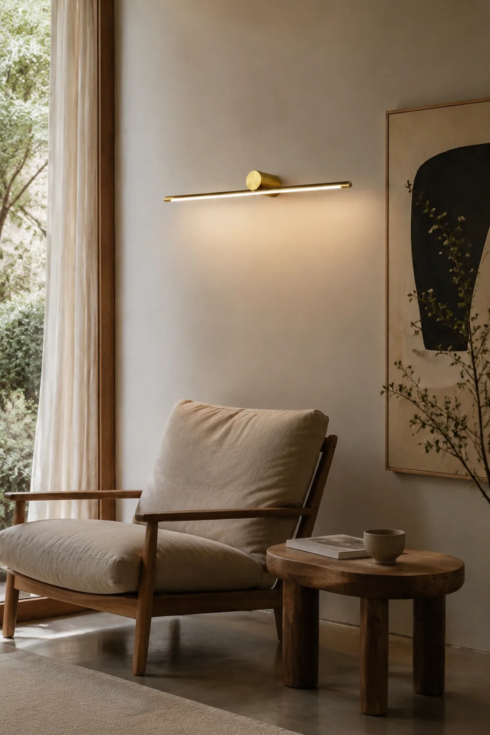 Leigh Wandlampe Spiegelfront 2 Farbe, 40/60/80/100cm - Lumpaz