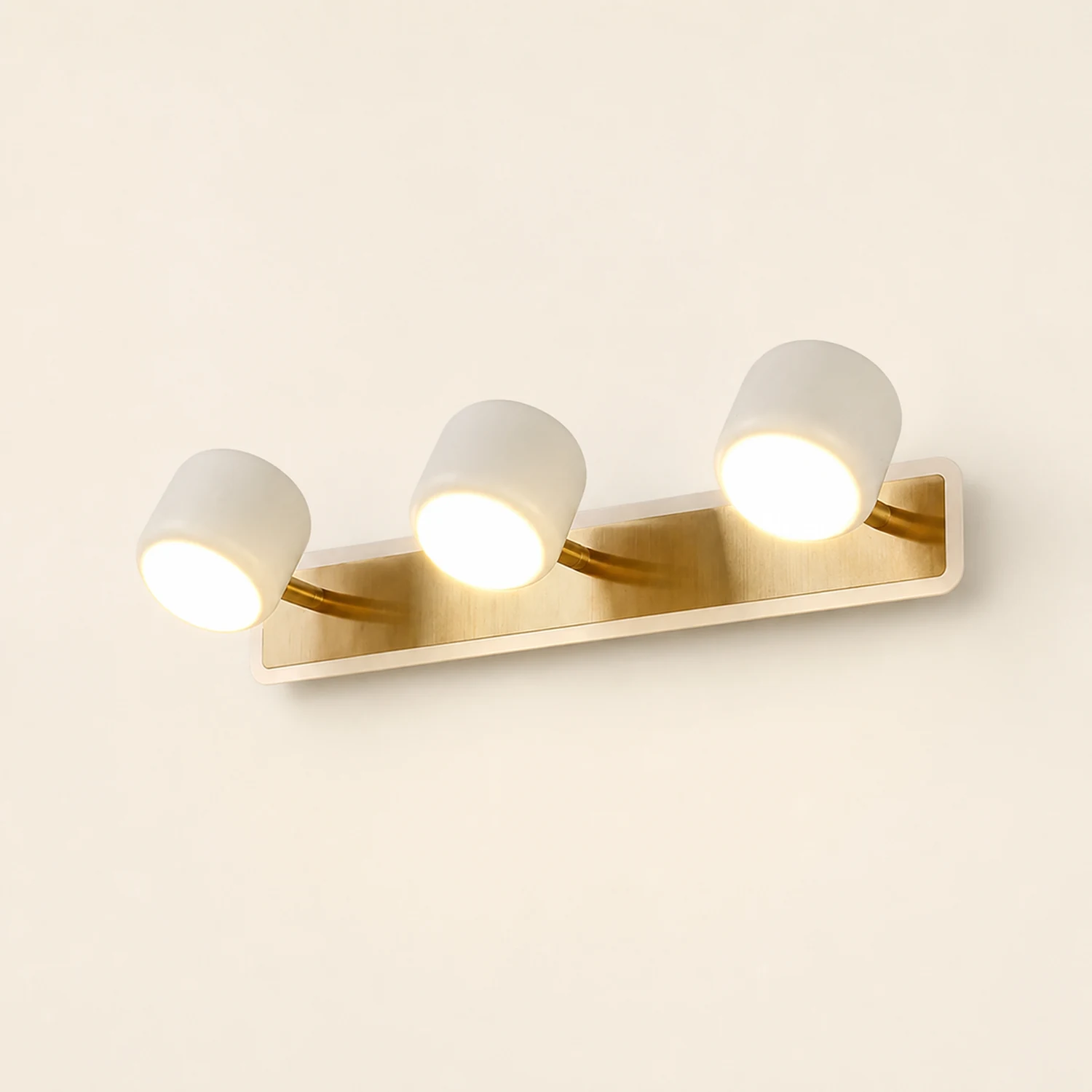 Cooley Metall Donut Form Spiegelfront Waschtisch-Wandleuchte, 2/3/4-flammig - Lumpaz