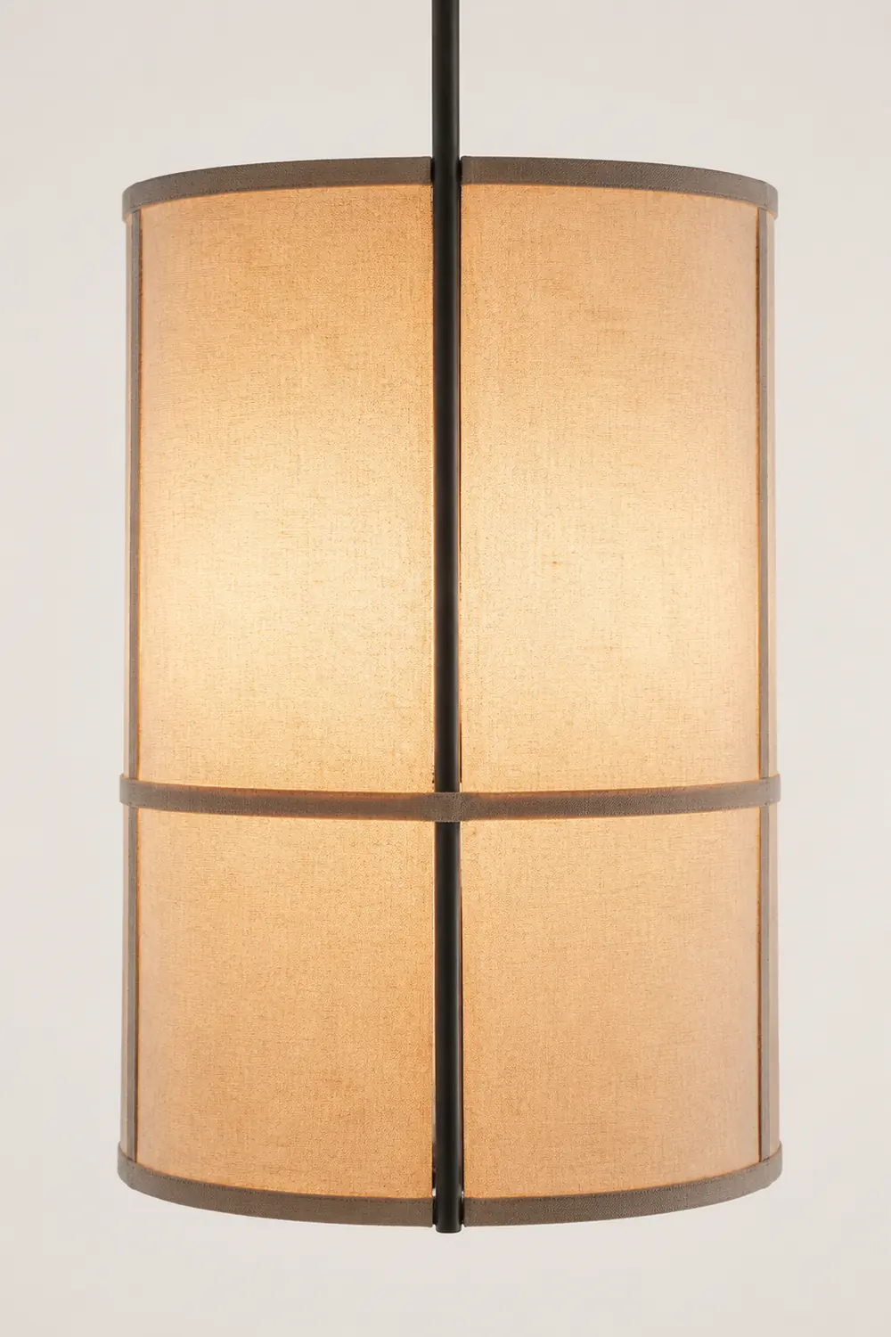 Renée Pendelleuchte 2 Farbe, Stoff, ∅18/37cm - Lumpaz