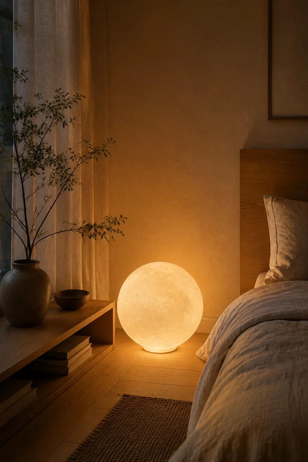 Elif Moon Stehleuchte, ∅25/40CM - Lumpaz