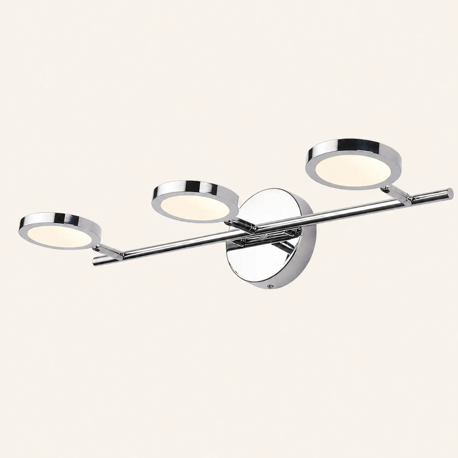 Leigh Spiegelfront Waschtisch-Wandleuchte, L 32/54/76CM - Lumpaz