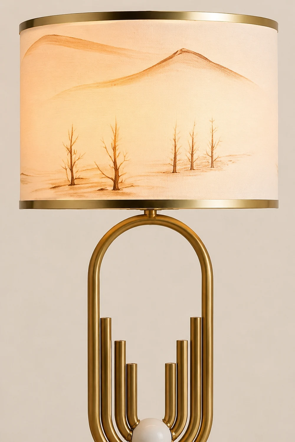 Künstlerische Tischlampe Stehlampe Nachttischlampe für Schlafzimmer - Lumpaz