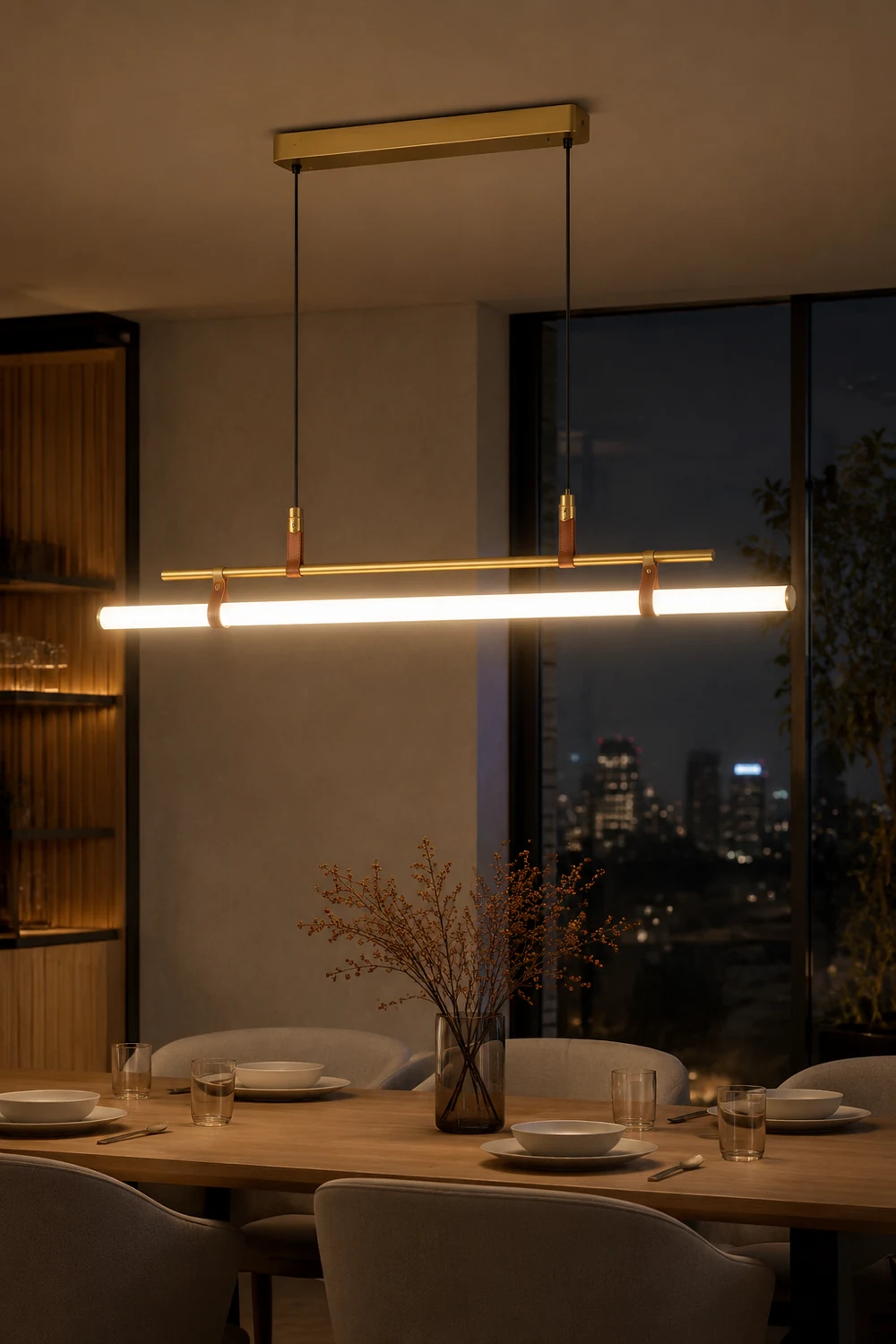 Edge Pendelleuchte 2 Farben, 80/115/150CM - Lumpaz
