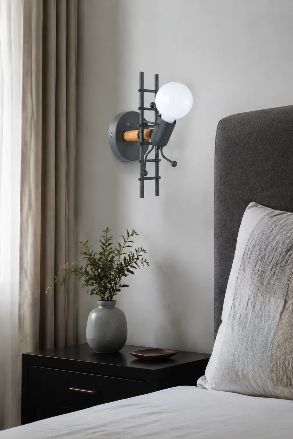 Luxo Retro Iron Man Hänge-Wandleuchte, 3 Farben - Lumpaz
