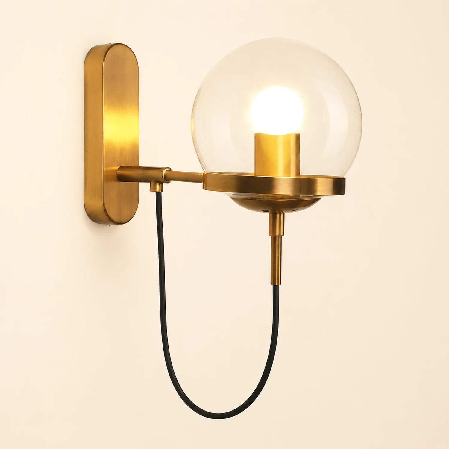 Retro-Metall-LED-Birnen-Wandleuchte - Lumpaz