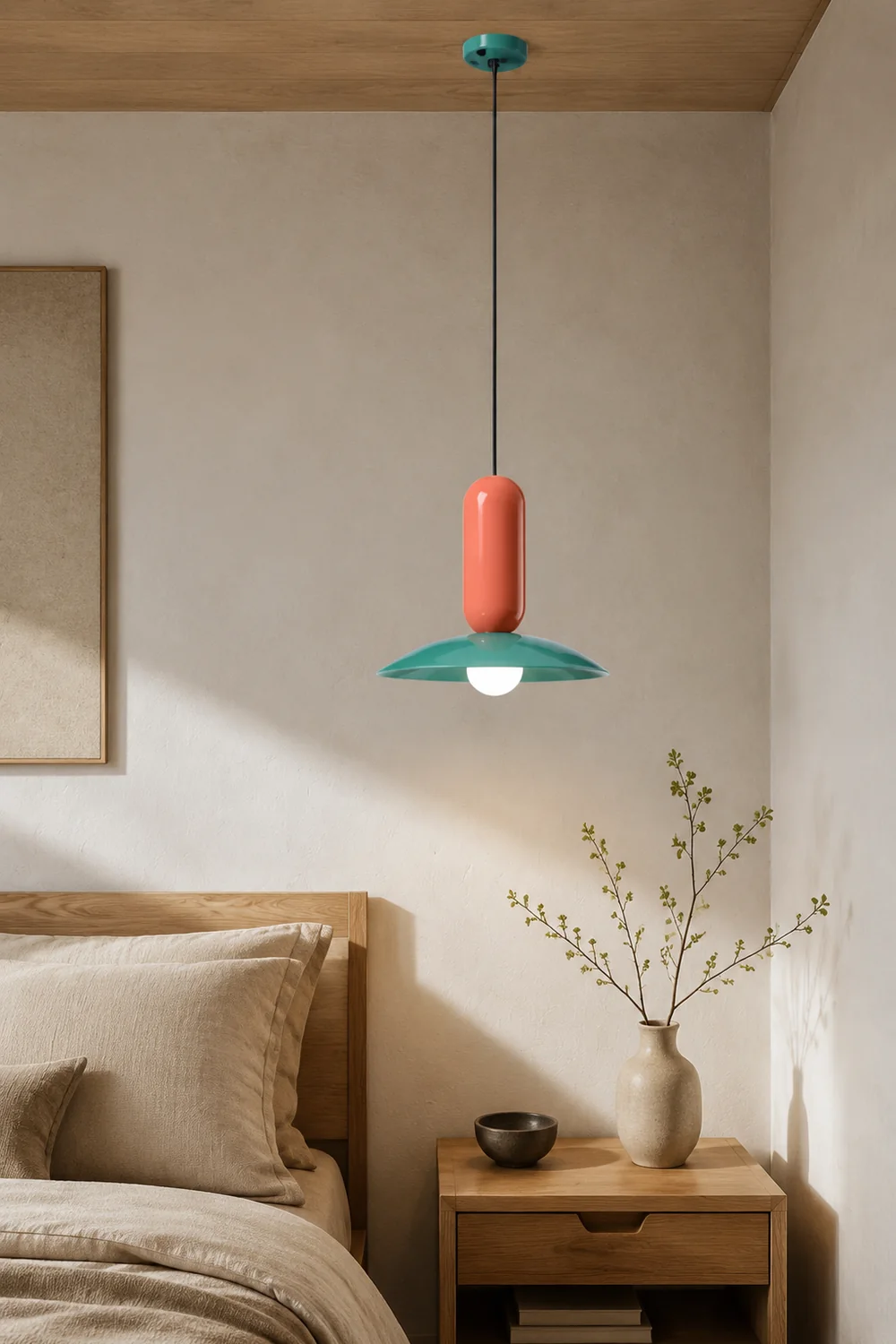 Morandi Bunte Pendelleuchte, 3 Farben, ∅30/40CM - Lumpaz