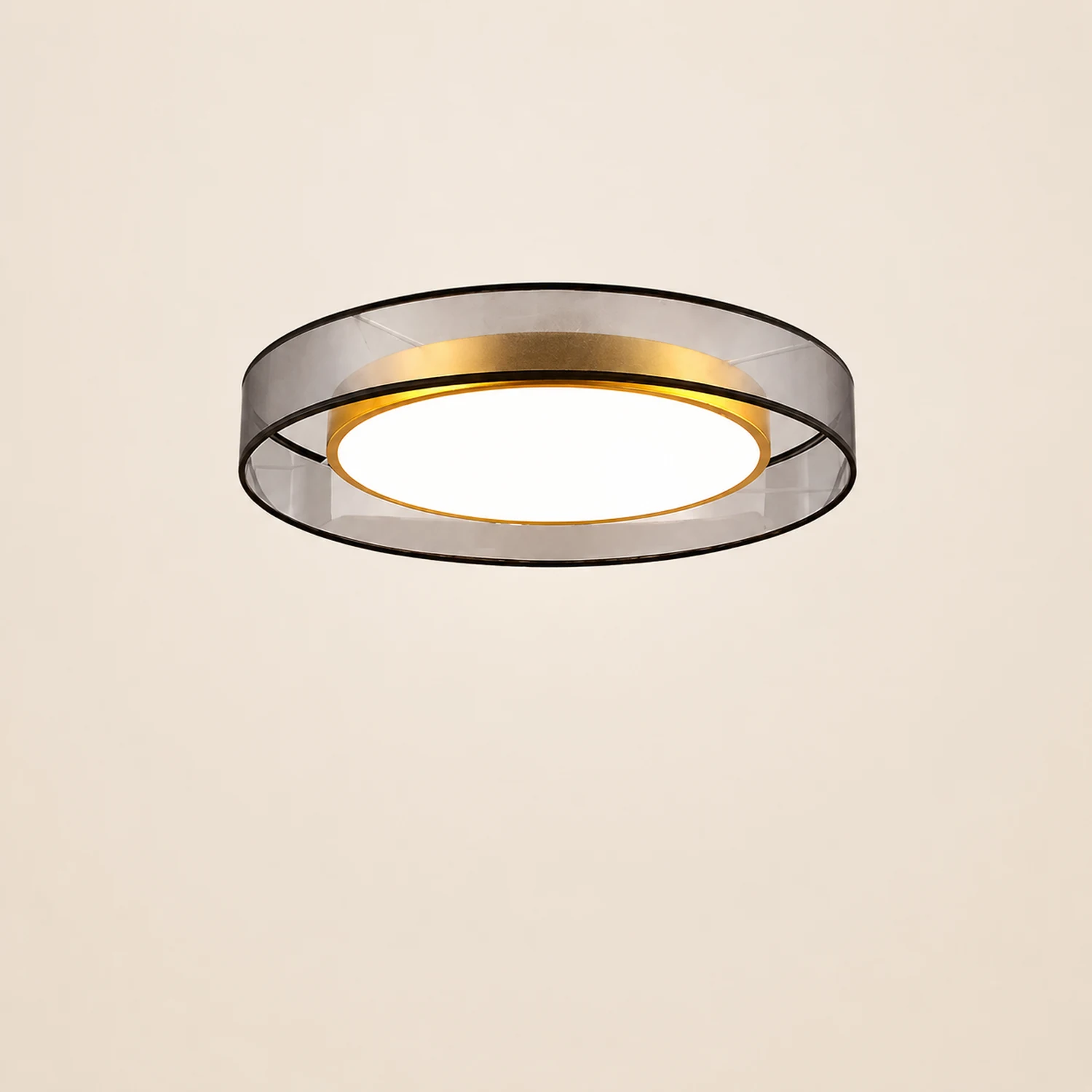 Quinn Deckenleuchte Farbe Temperatur Schaltbar, Kupfer, ∅40/50/60cm - Lumpaz